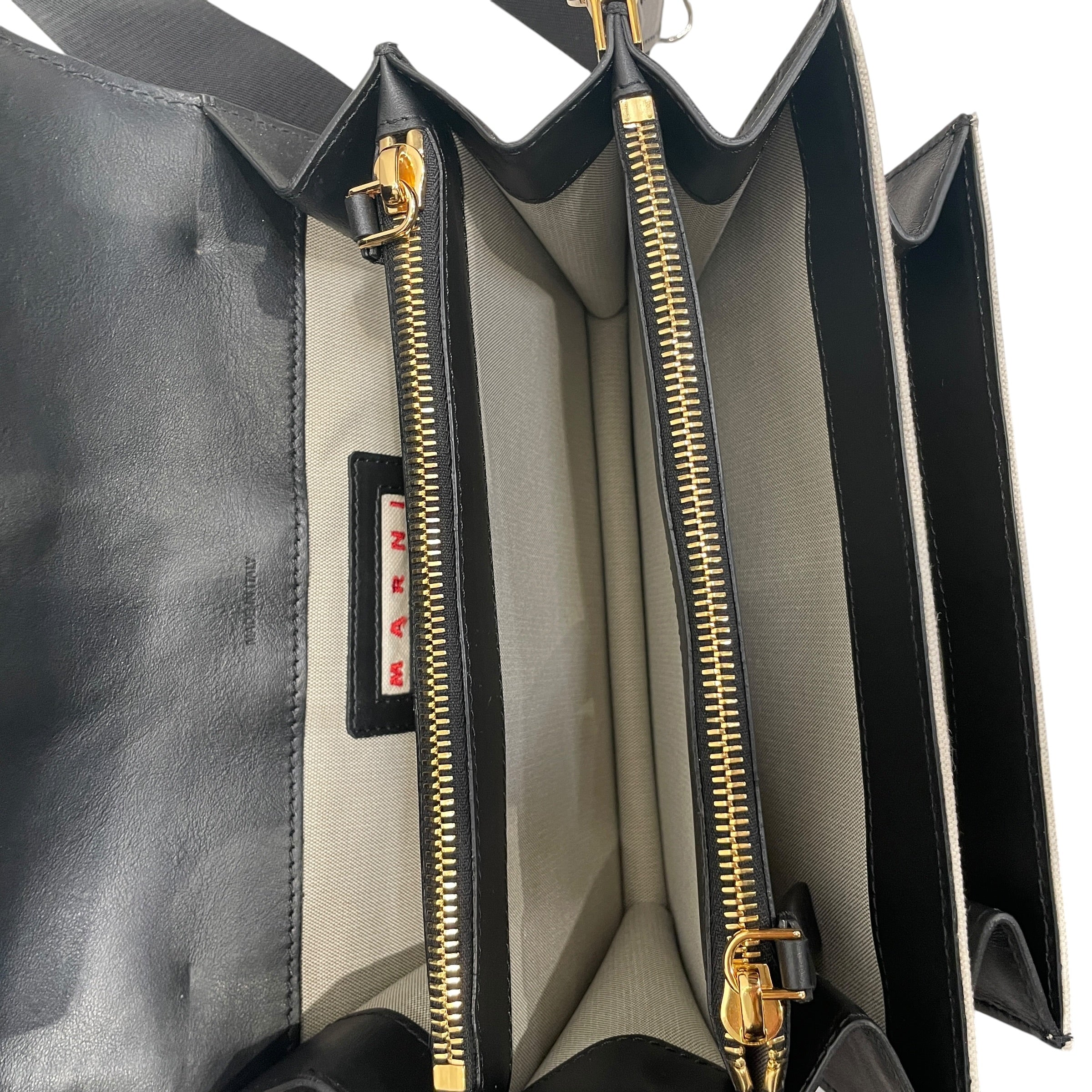 MARNI/Cross Body Bag/Cotton/WHT/BEADED TRUNK BAG view 5