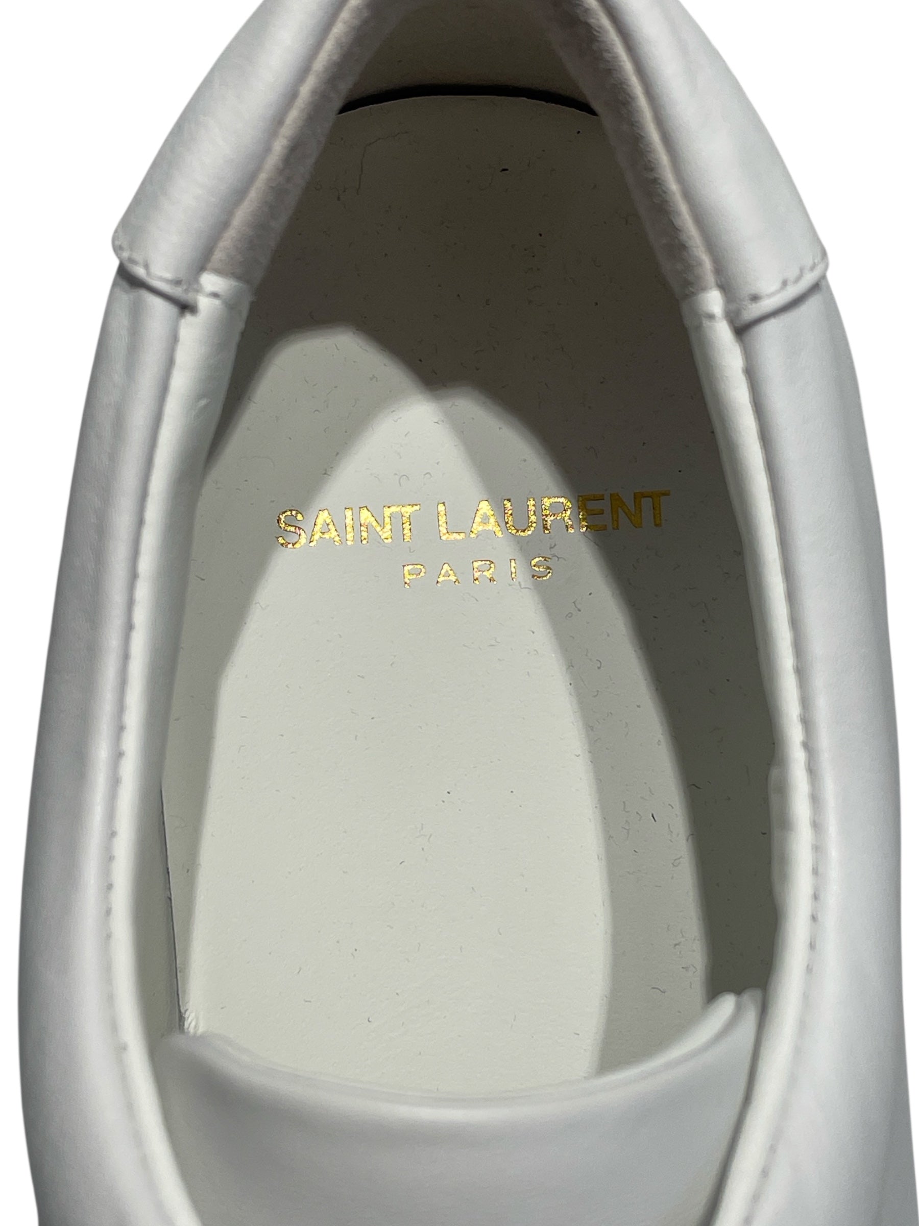 SAINT LAURENT/Low-Sneakers/EU 41/Leather/WHT/Andy Low White view 3