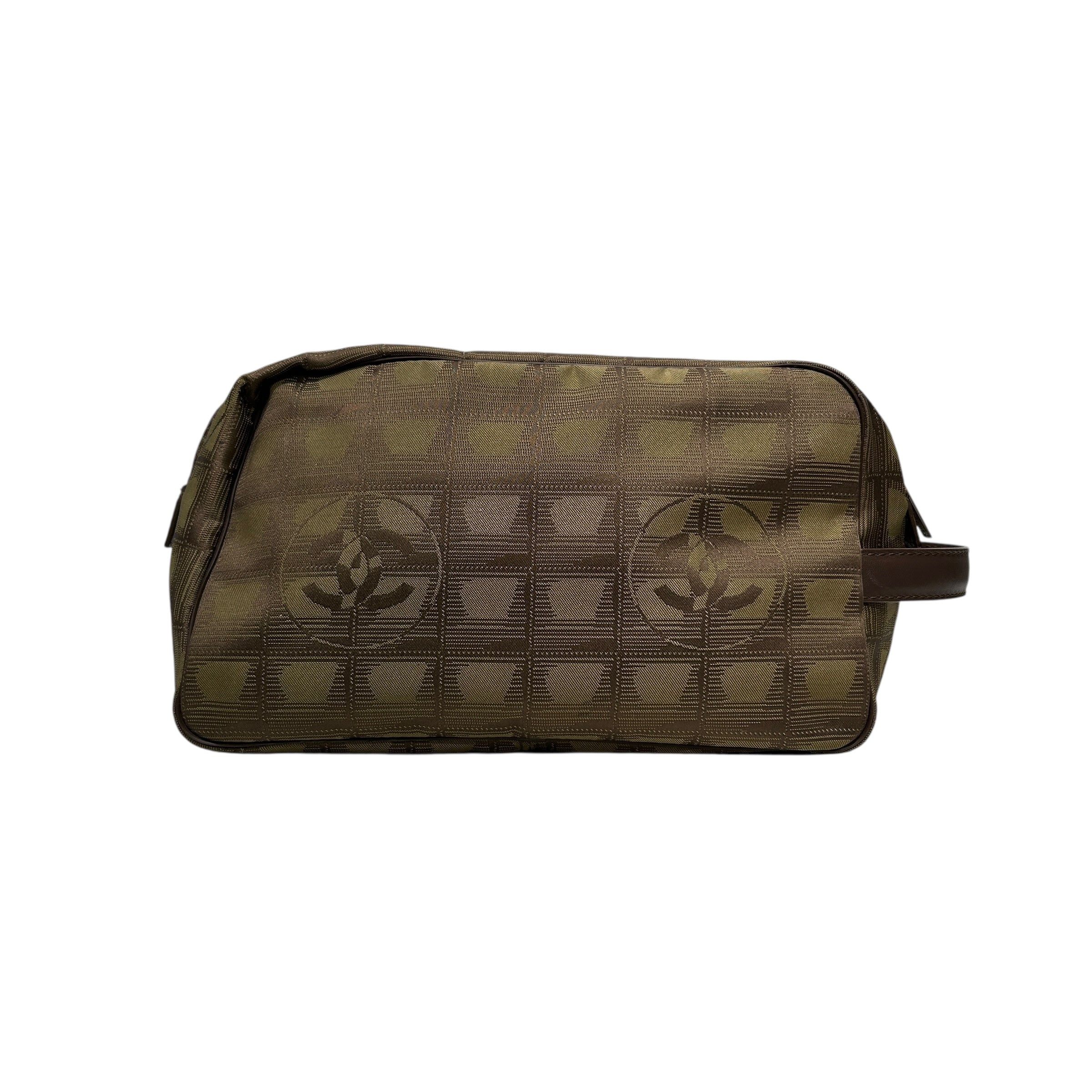 CHANEL/Pouch/Monogram/Cotton/KHK/ view 2