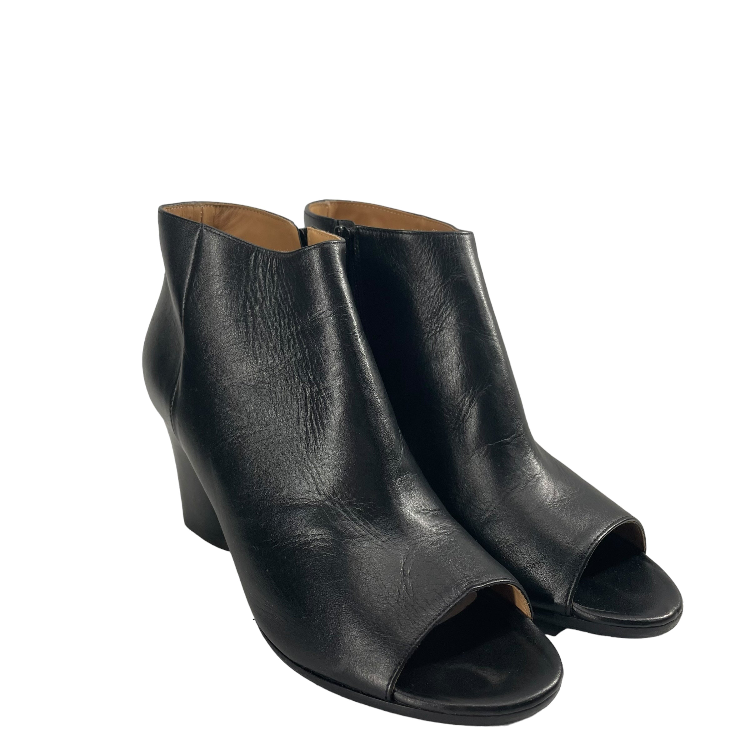 Maison Margiela/Heels/EU 36/Leather/BLK/Open-Toe/BLK WOOD HEEL view 1