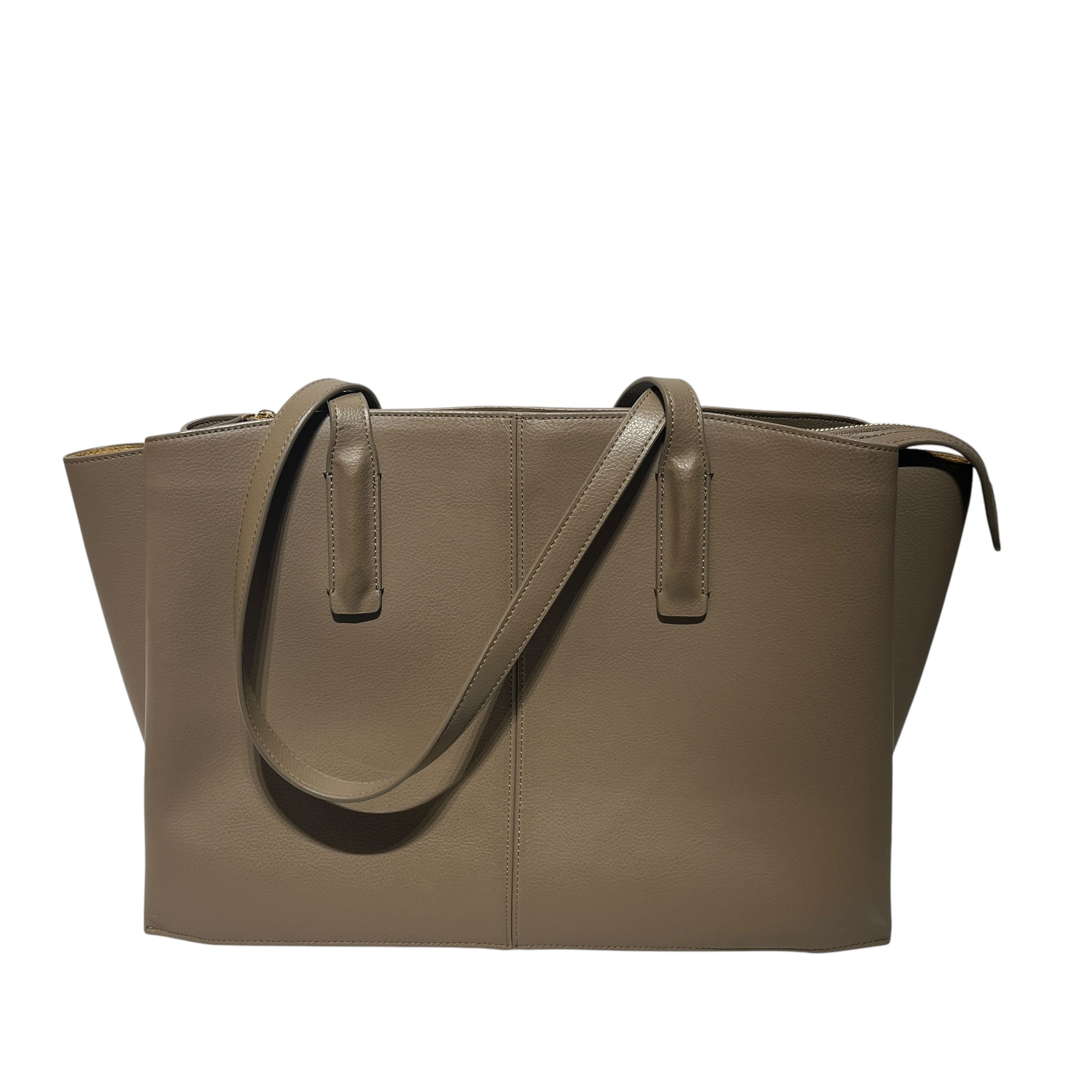 Freja New York/Tote Bag/Leather/BRW/Paloma 3 Pocket Shoulder view 1