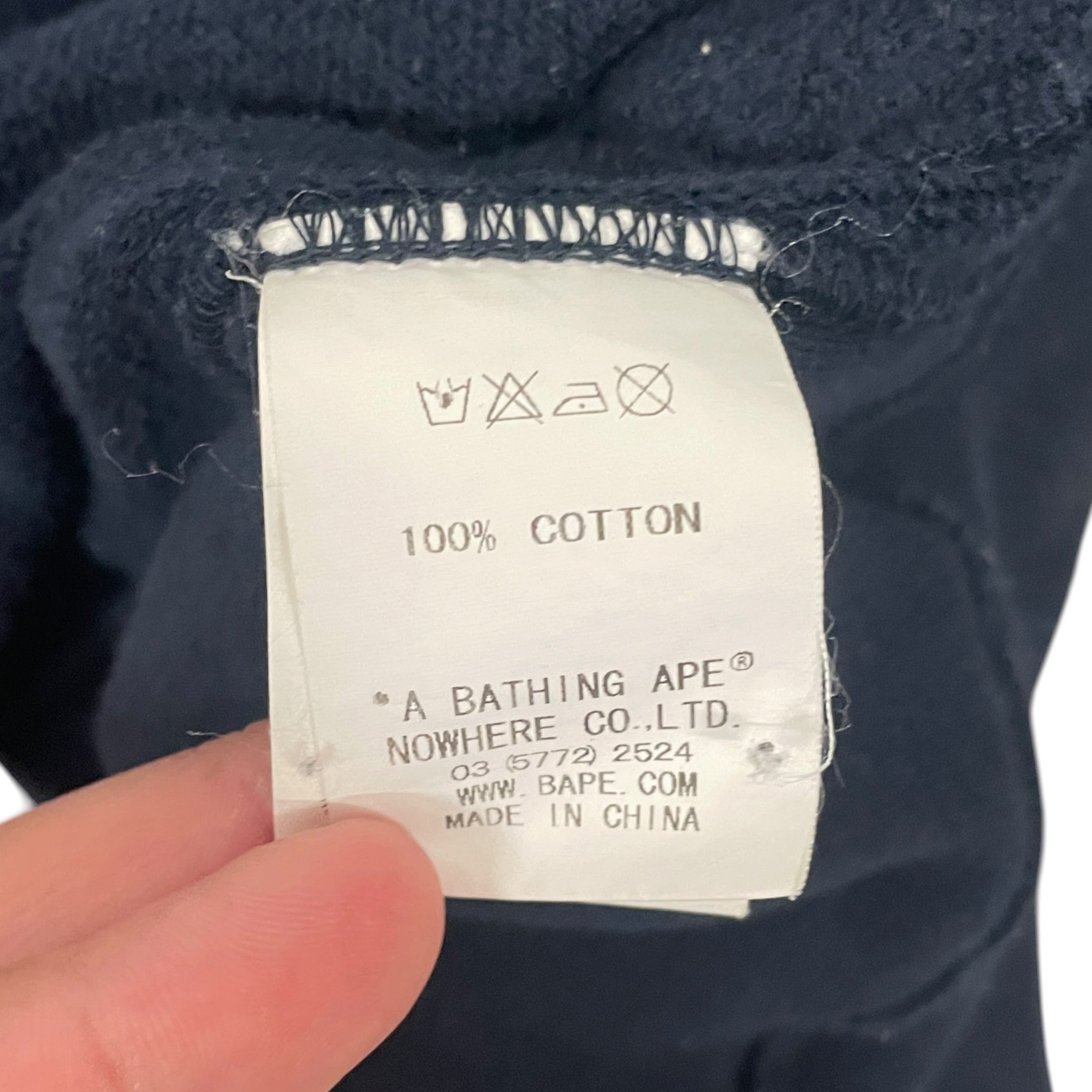 A BATHING APE/Hoodie/M/Cotton/NVY/BY BATHING APE view 4