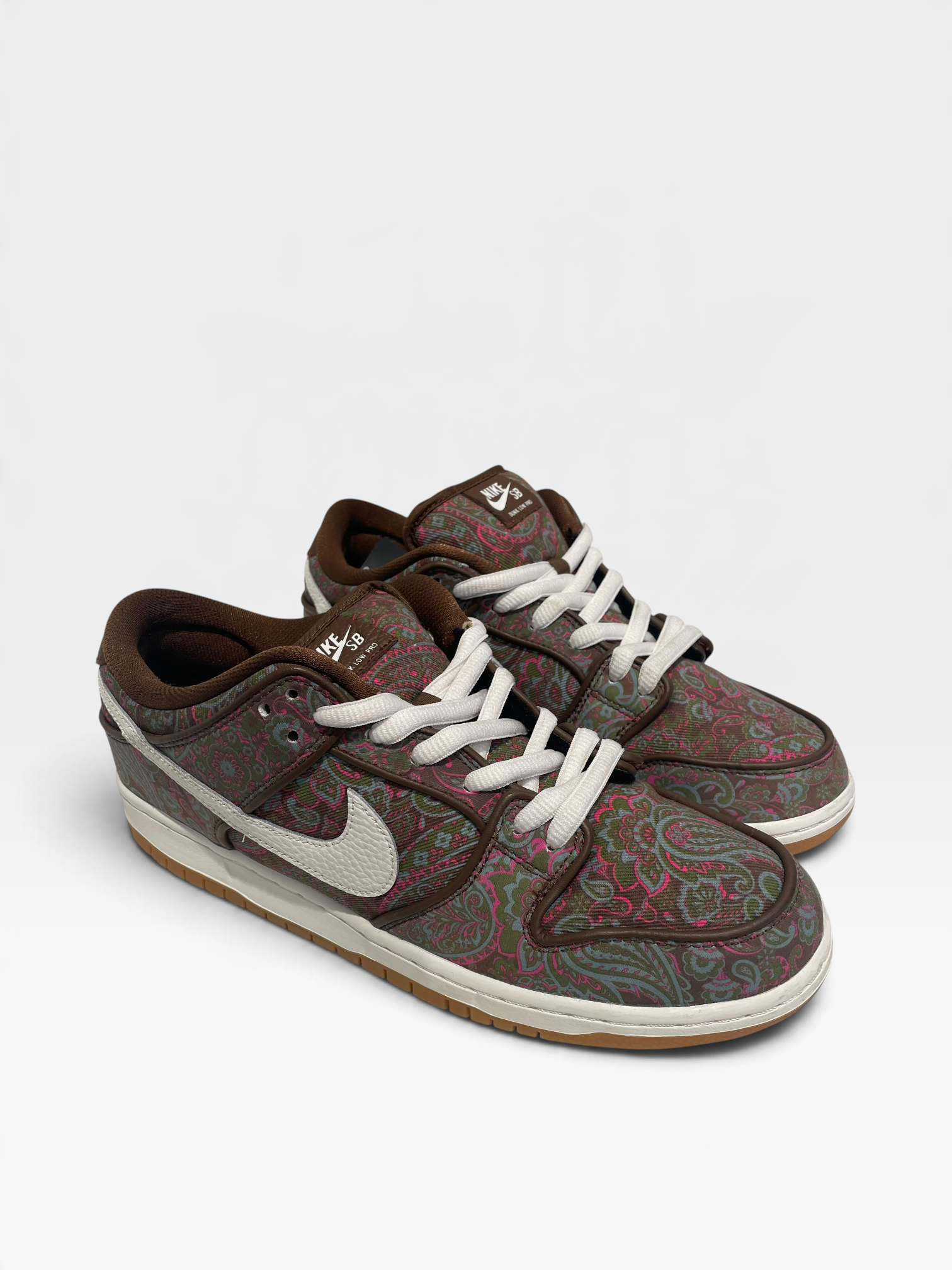 NIKE/DUNK LOW/Low-Sneakers/US 11/Paisley/Cotton/BRW/DH7534-200 view 1
