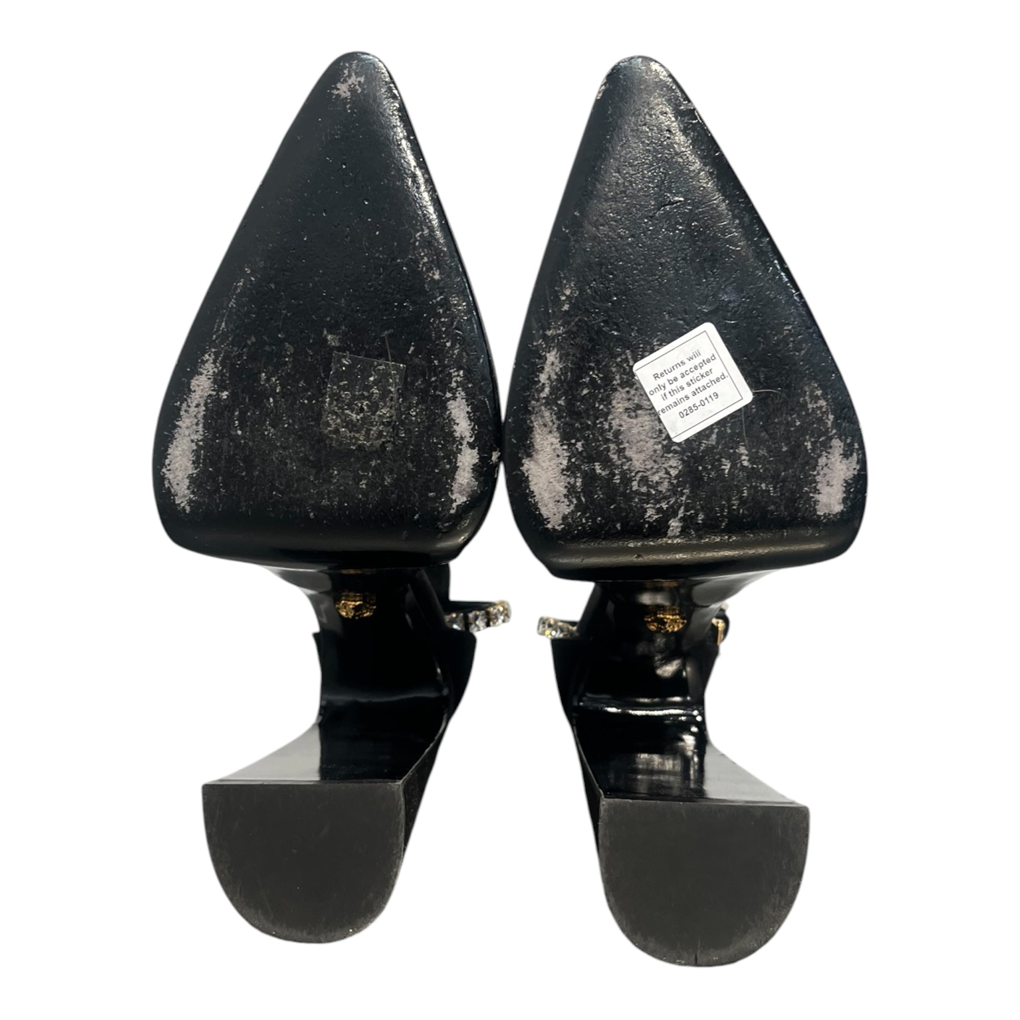 VERSACE/Heels/EU 41/BLK/Platform/MEDUSA AEVITAS-SATEEN view 6