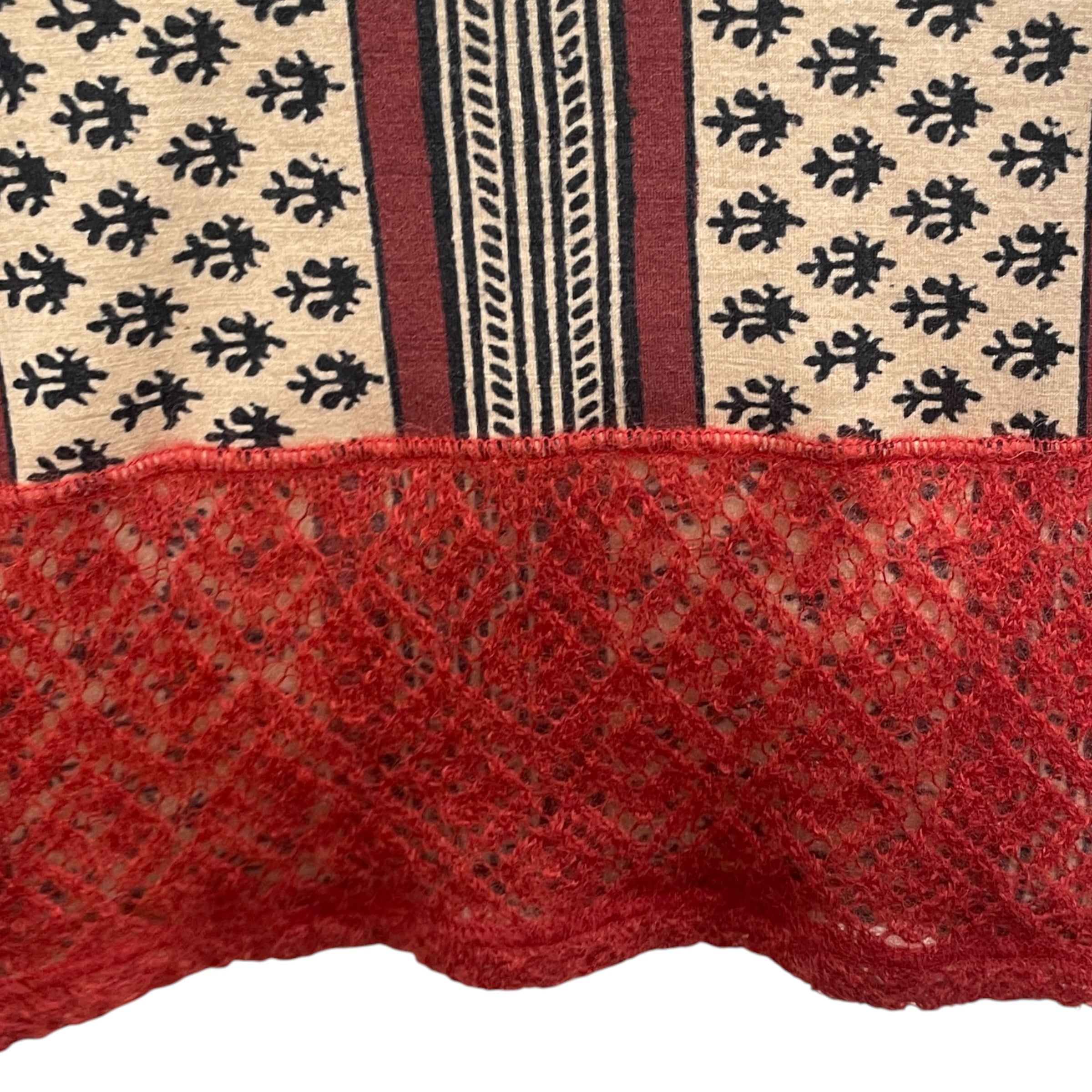 Jean Paul GAULTIER HOMME/Sweater/48/All Over Print/Wool/BEG/TURTLENECK SWEATER KNIT BOTTOM view 6