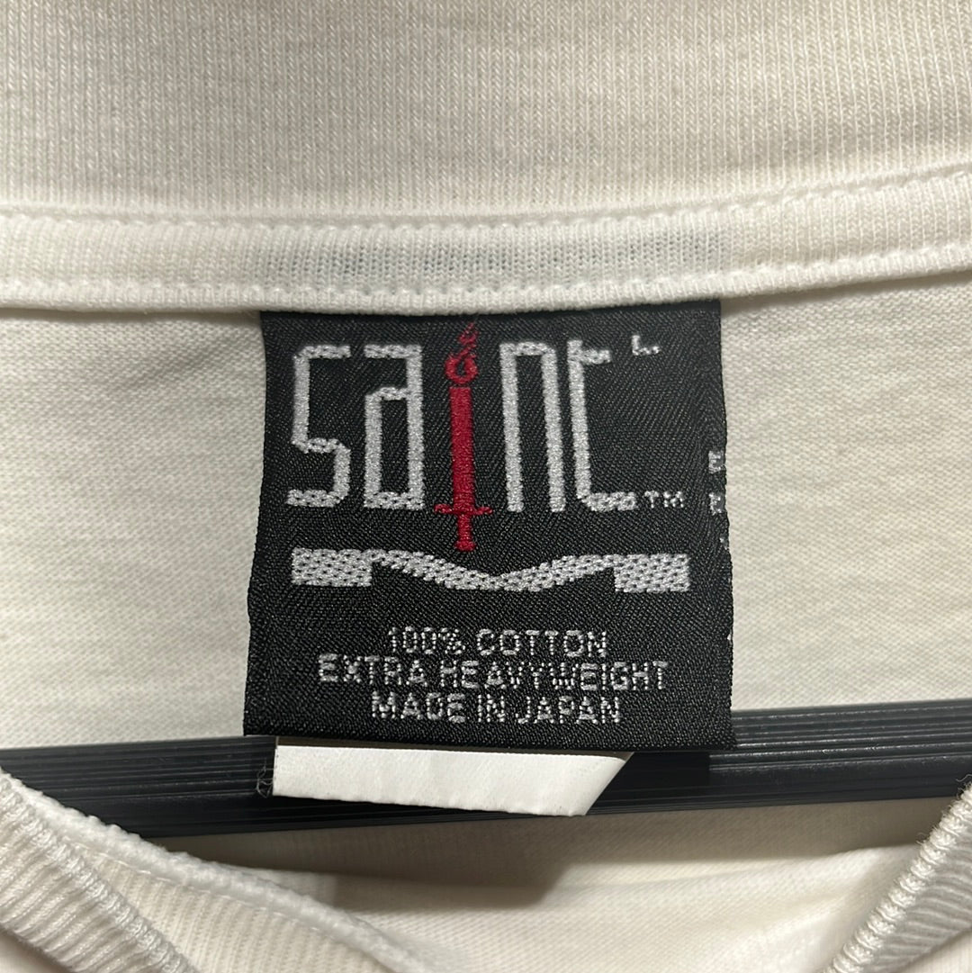 SAINT MICHAEL/LS T-Shirt/L/Cotton/WHT/EYEBALL view 3