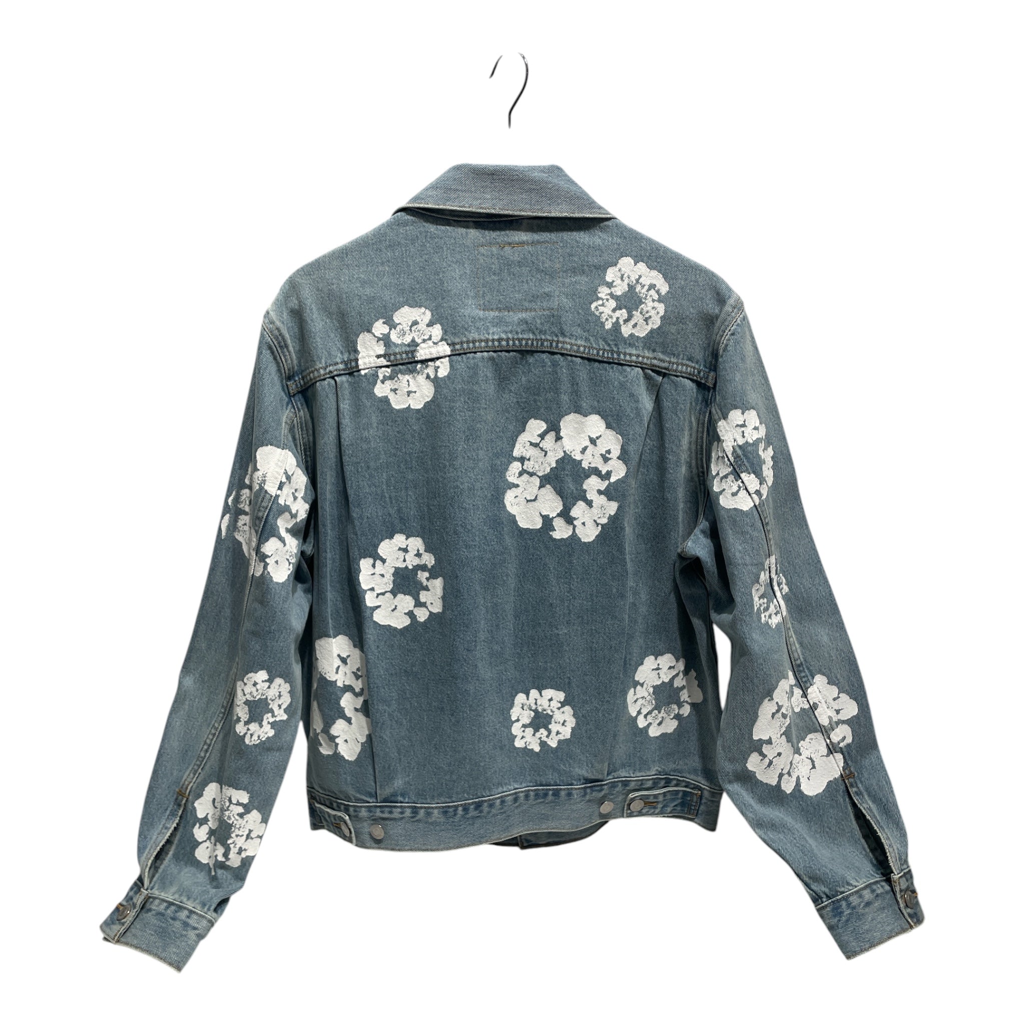 DENIM TEARS/Levi's/Denim Jkt/M/Denim/BLU/All Over Print/Wreath Print Type 2 Jacket view 2