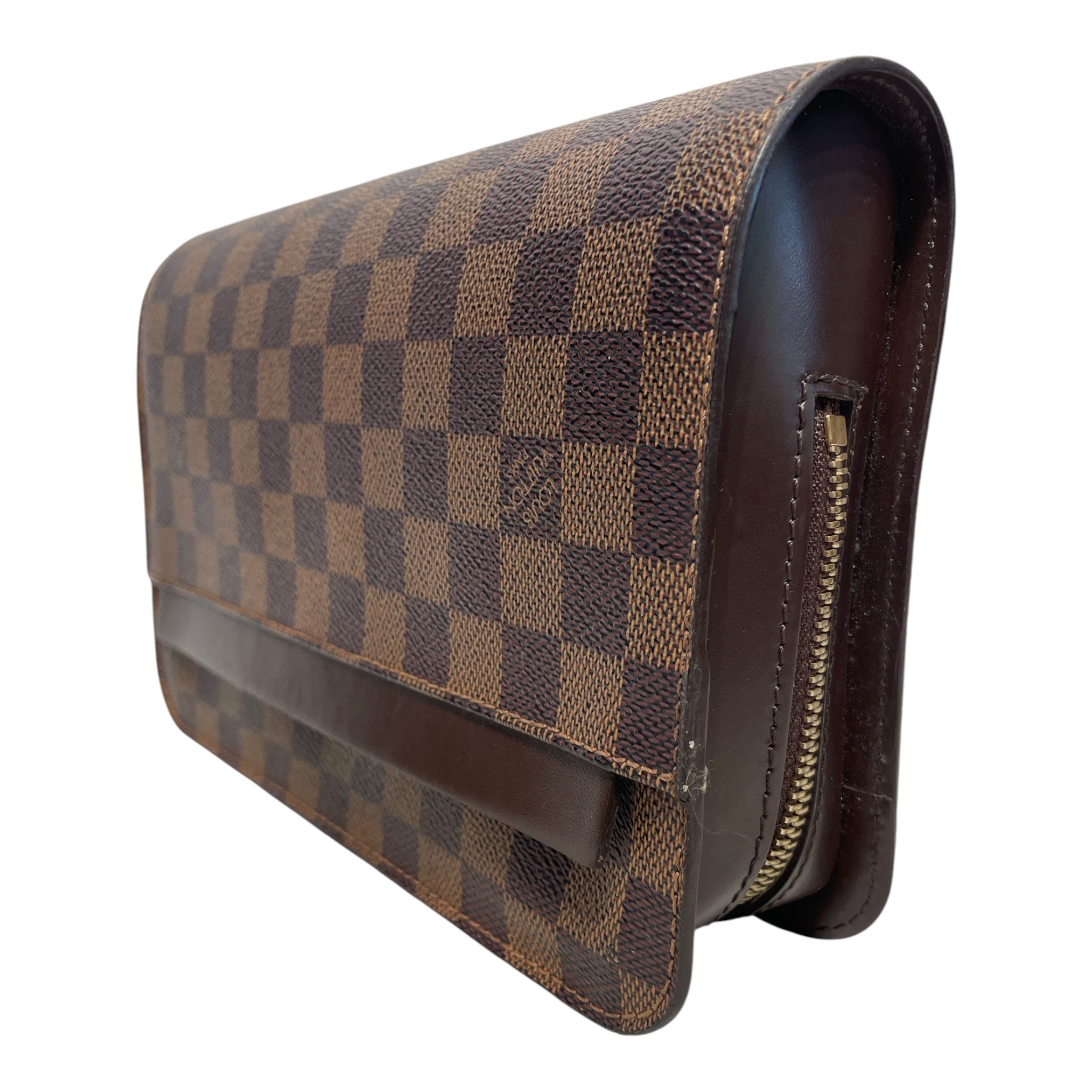 LOUIS VUITTON/Clutch Bag/All Over Print/Leather/BRW/DAMIER EBENE CLUTCH view 6