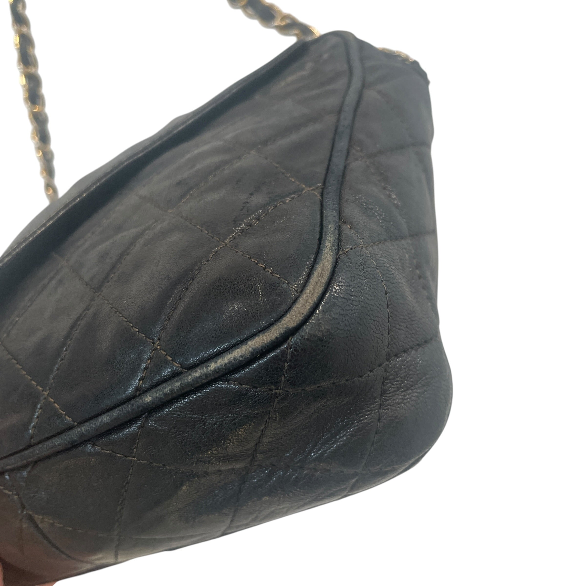 CHANEL/Cross Body Bag/Black/ view 8
