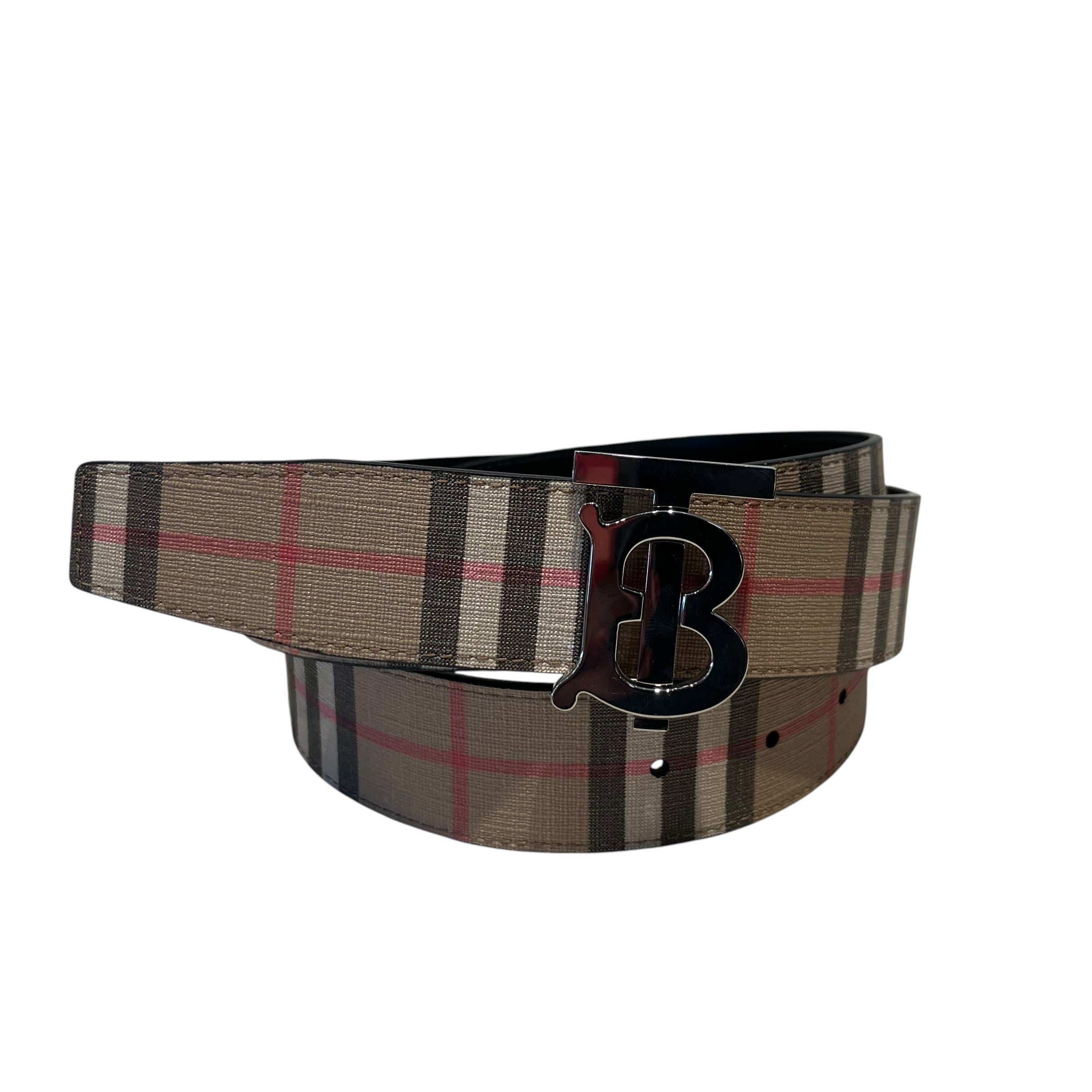 BURBERRY トップス　18M 86cm ボトムス　12M 80cm BURBERRY LONDON/Belt/Plaid/Leather/BEG/M's/TB NOVA CHECK – 2nd