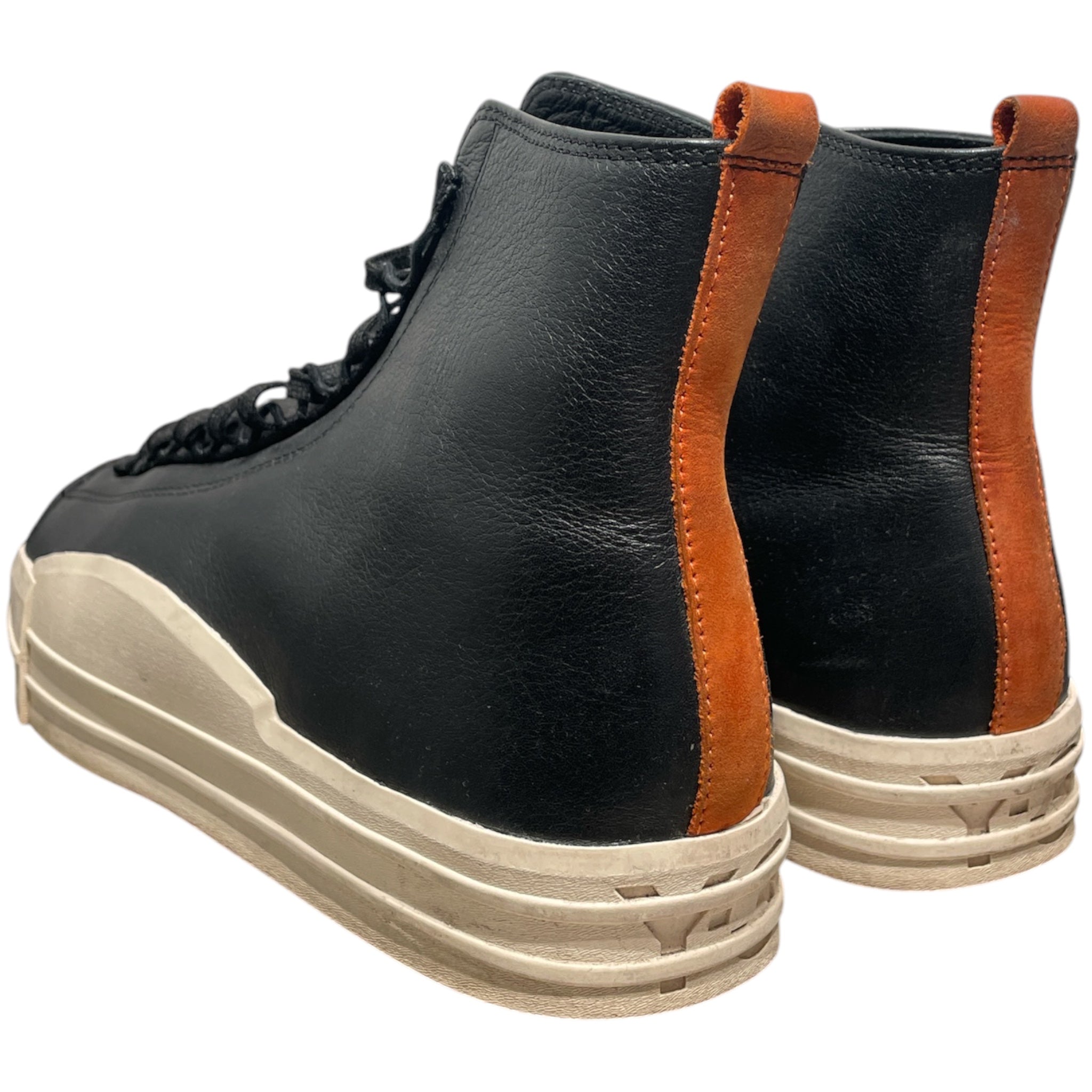 Y-3/Hi-Sneakers/US 9/BLK/high trainer view 2