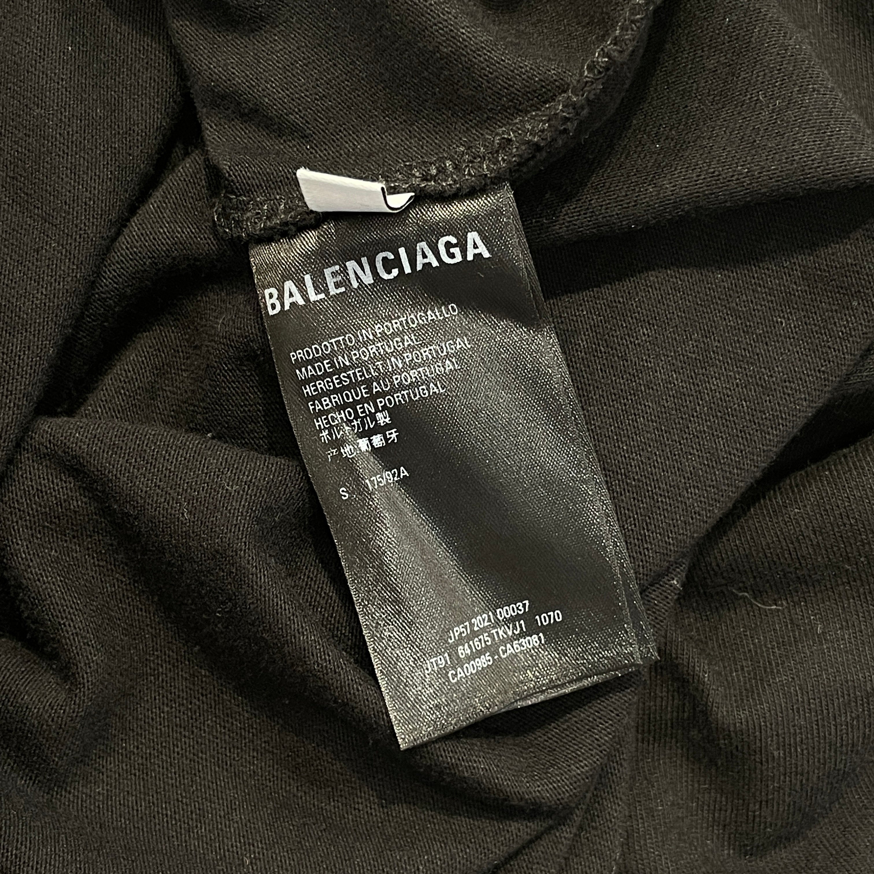 BALENCIAGA/T-Shirt/S/Cotton/BLK/High Neck/ view 6