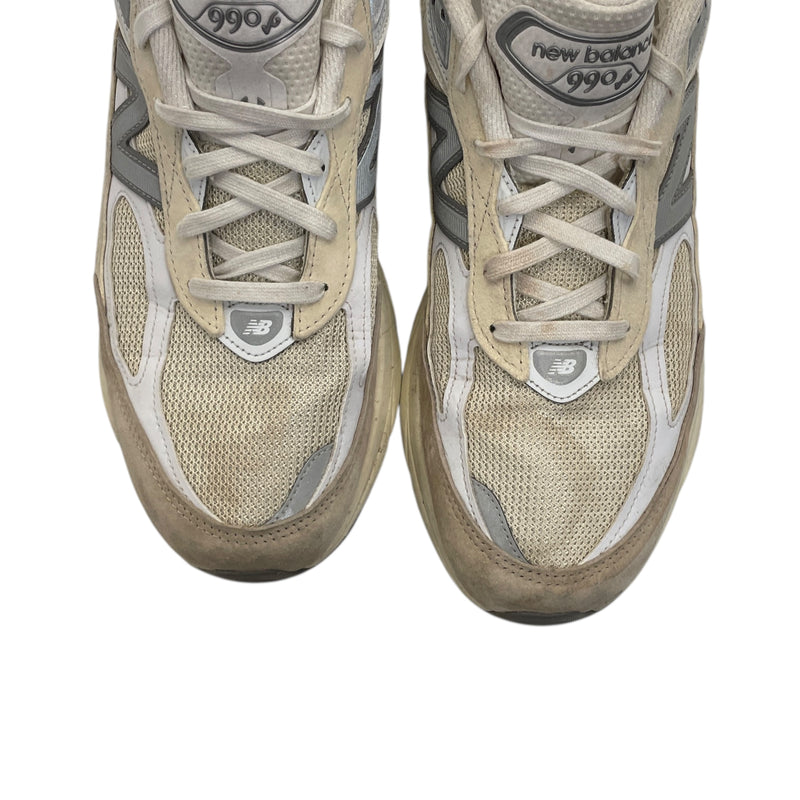 NEW BALANCE/Low-Sneakers/US 11.5/Suede/CRM/990v6