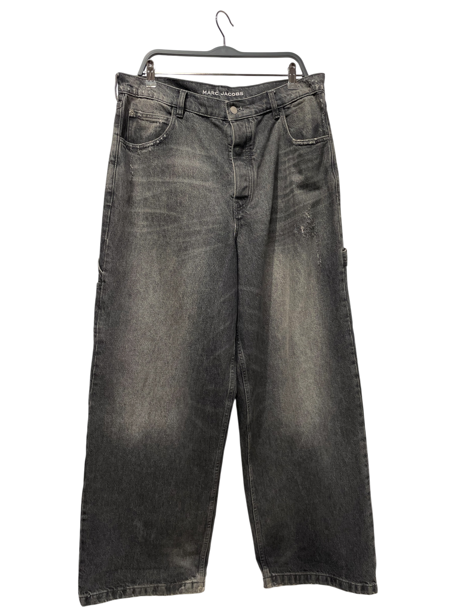 MARC JACOBS/Straight Pants/32/Cotton/BLK/Oversized Denim view 1