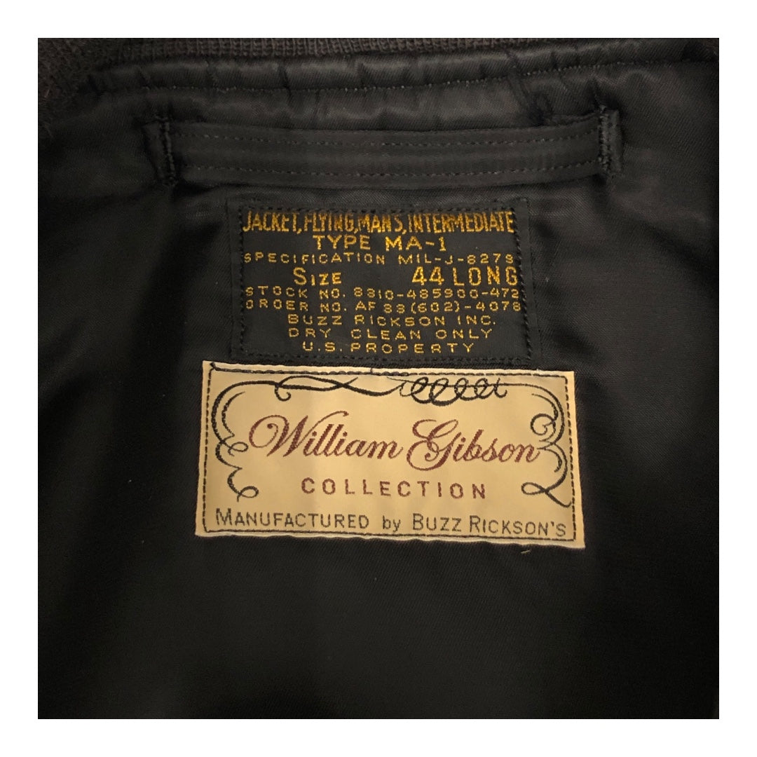 BUZZ RICKSONS/Jacket/44/Nylon/BLK/Bomber Jacket view 3