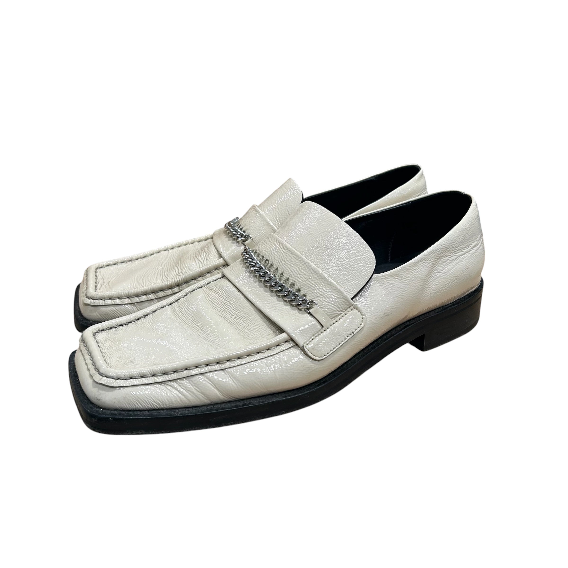MARTINE ROSE/Loafers/US 12/WHT/ view 2