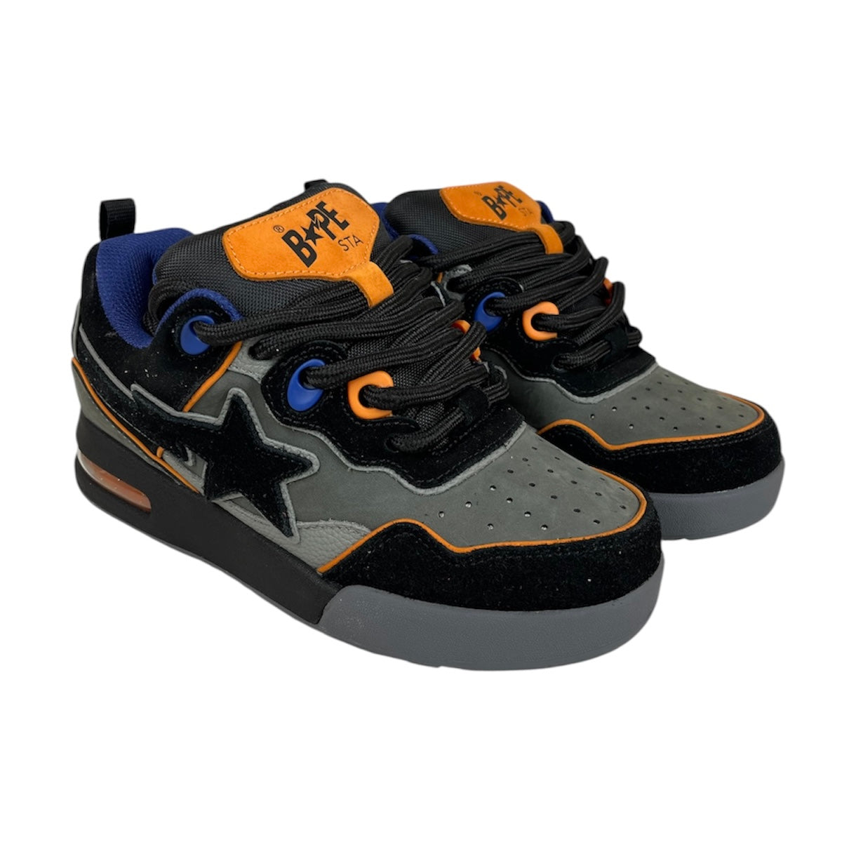 A BATHING APE/Low-Sneakers/US 5/BLK/FLIP STA view 1
