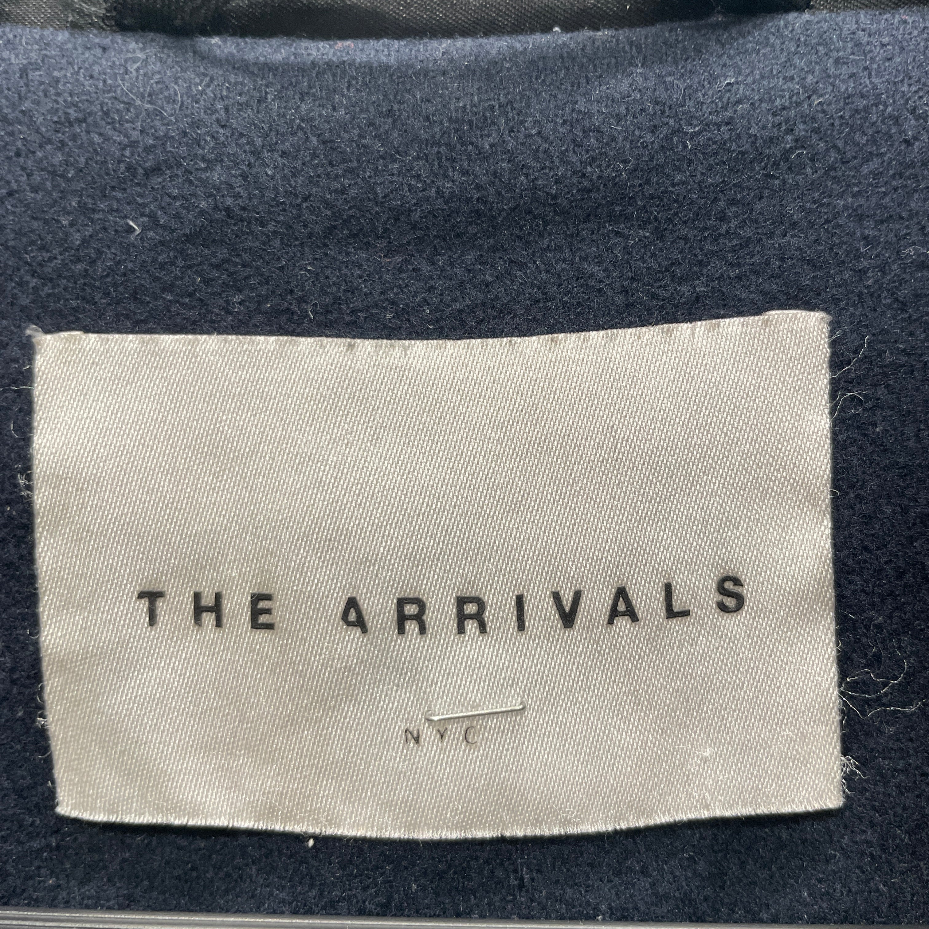 THE ARRIVALS/Jacket/M/Wool/NVY/HOODED view 4