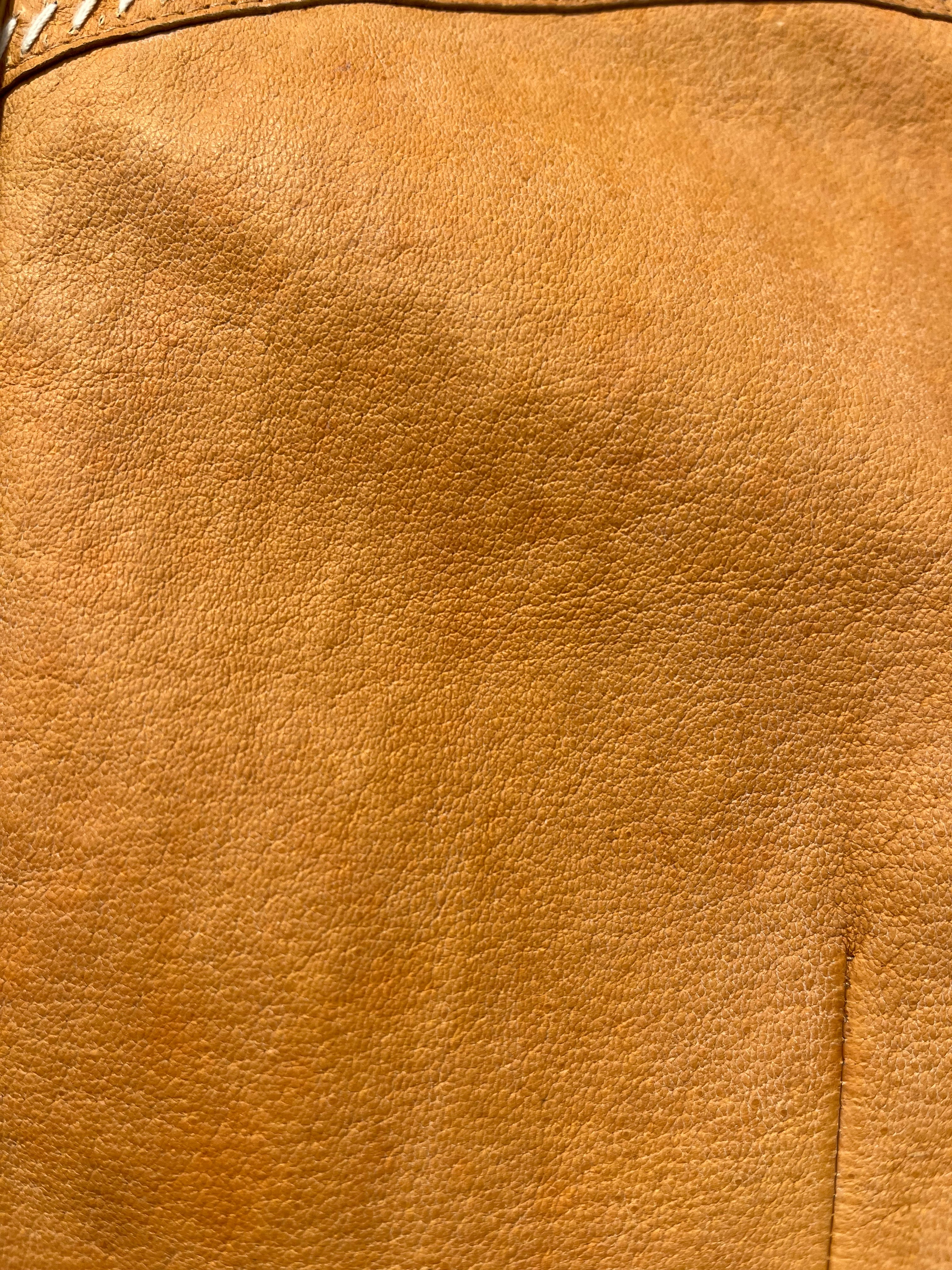 MIU MIU/Blouse/42/Leather/BRW/WESTERNSNAP BUTTON WHITESTITCH view 5