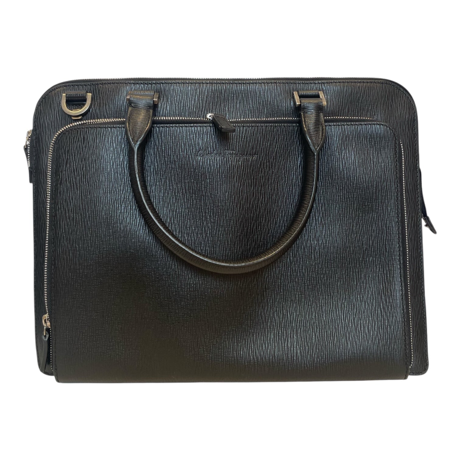 Salvatore Ferragamo/Briefcase/Leather/BLK/