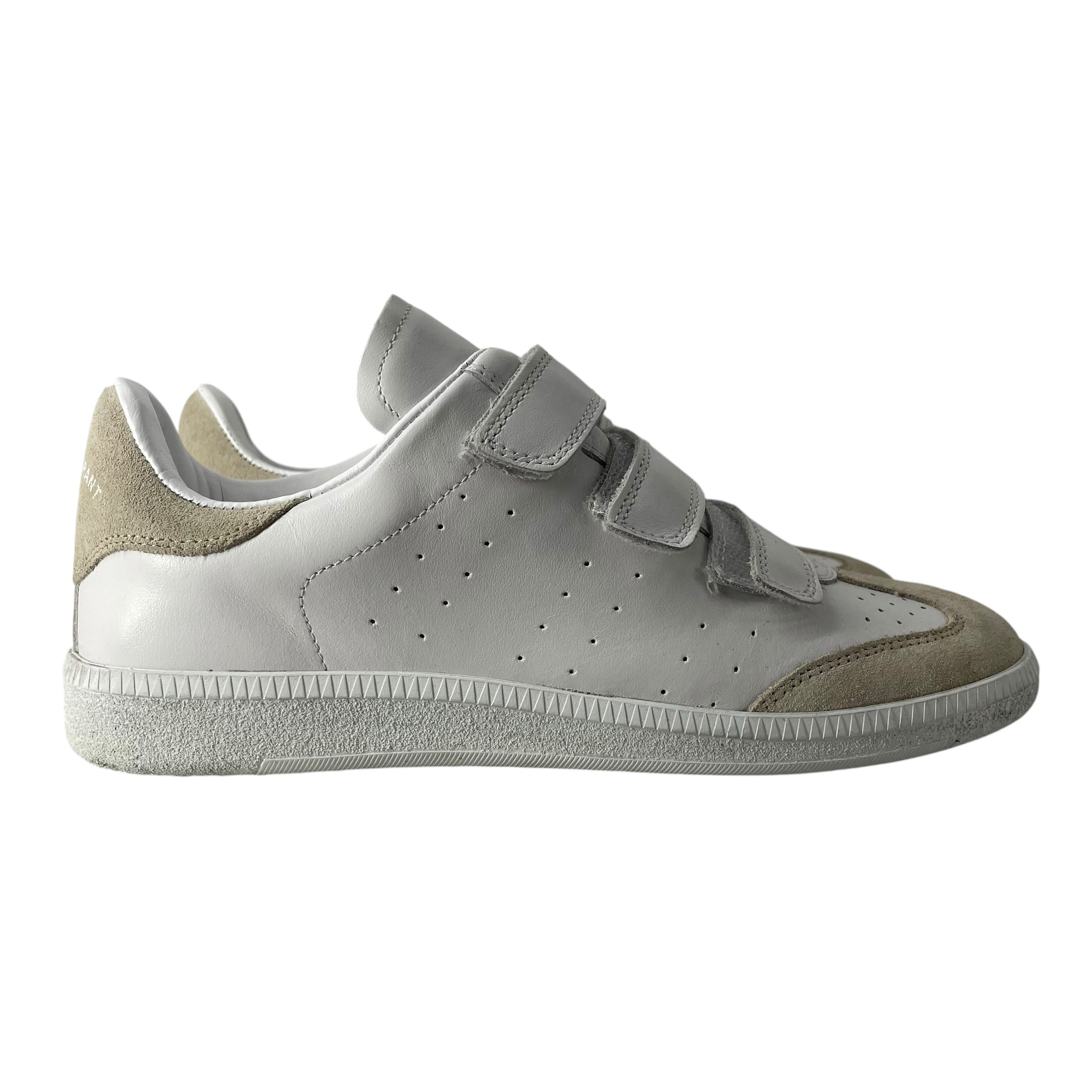 ISABEL MARANT/Low-Sneakers/EU 38/Leather/WHT/BETH SUNSET STRAPS view 2