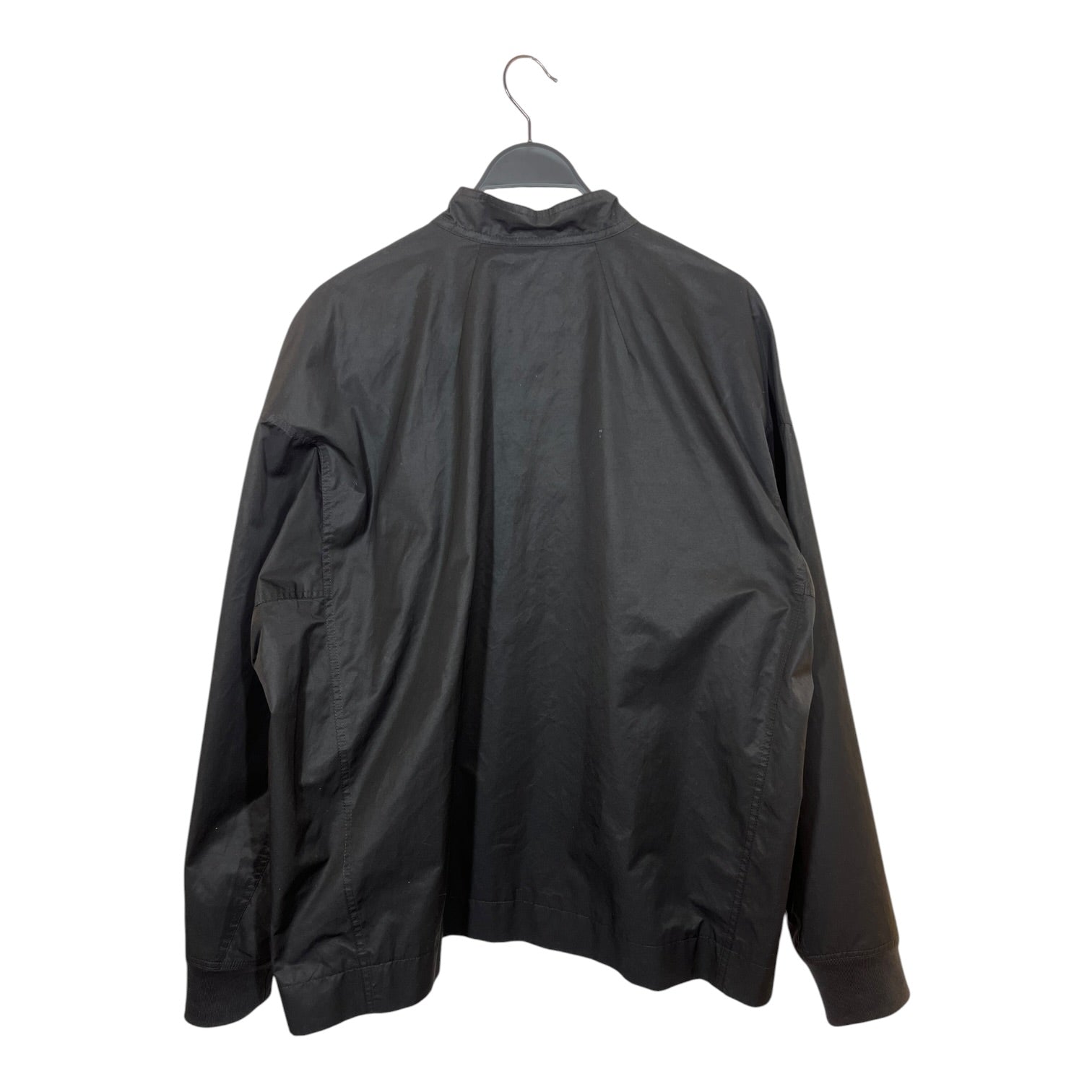 RICK OWENS DRKSHDW/Jacket/L/BLK/asymmetric zip view 2