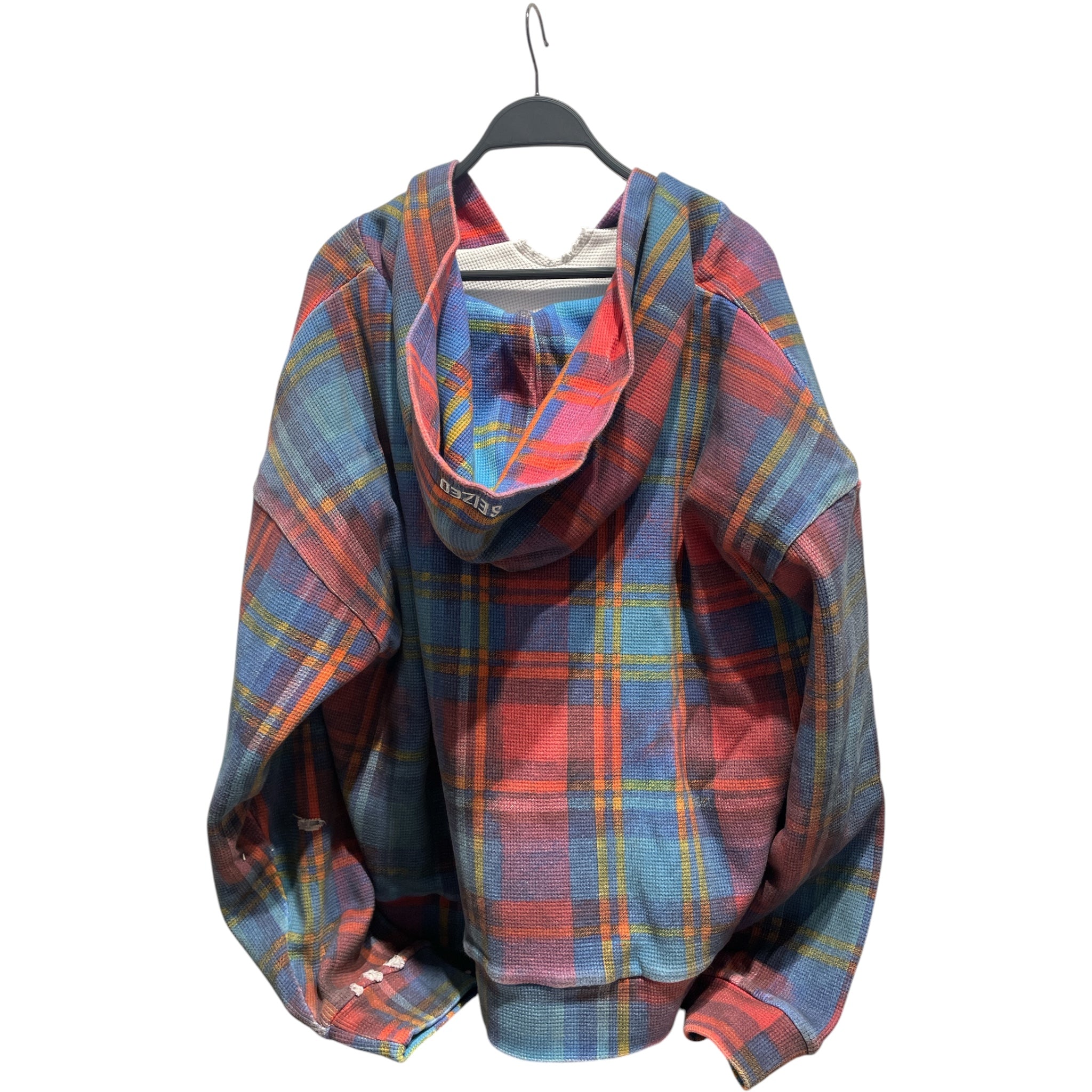 SEIZED/Hoodie/L/Cotton/BLK/Plaid Playground Hoodie view 2