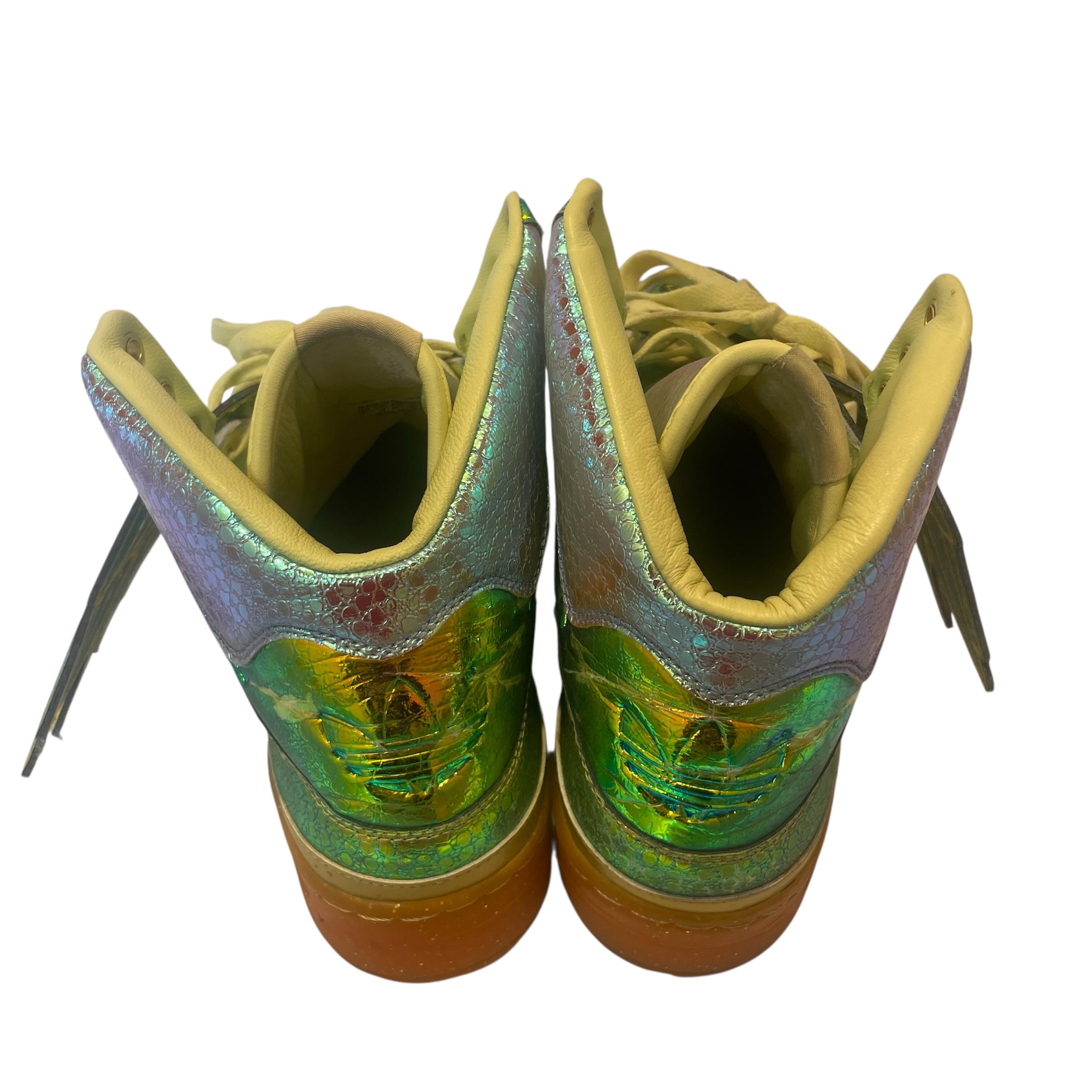 adidas/Hi-Sneakers/US 10.5/Glitter/Leather/MLT/Jeremy Scott Foil Wing view 8