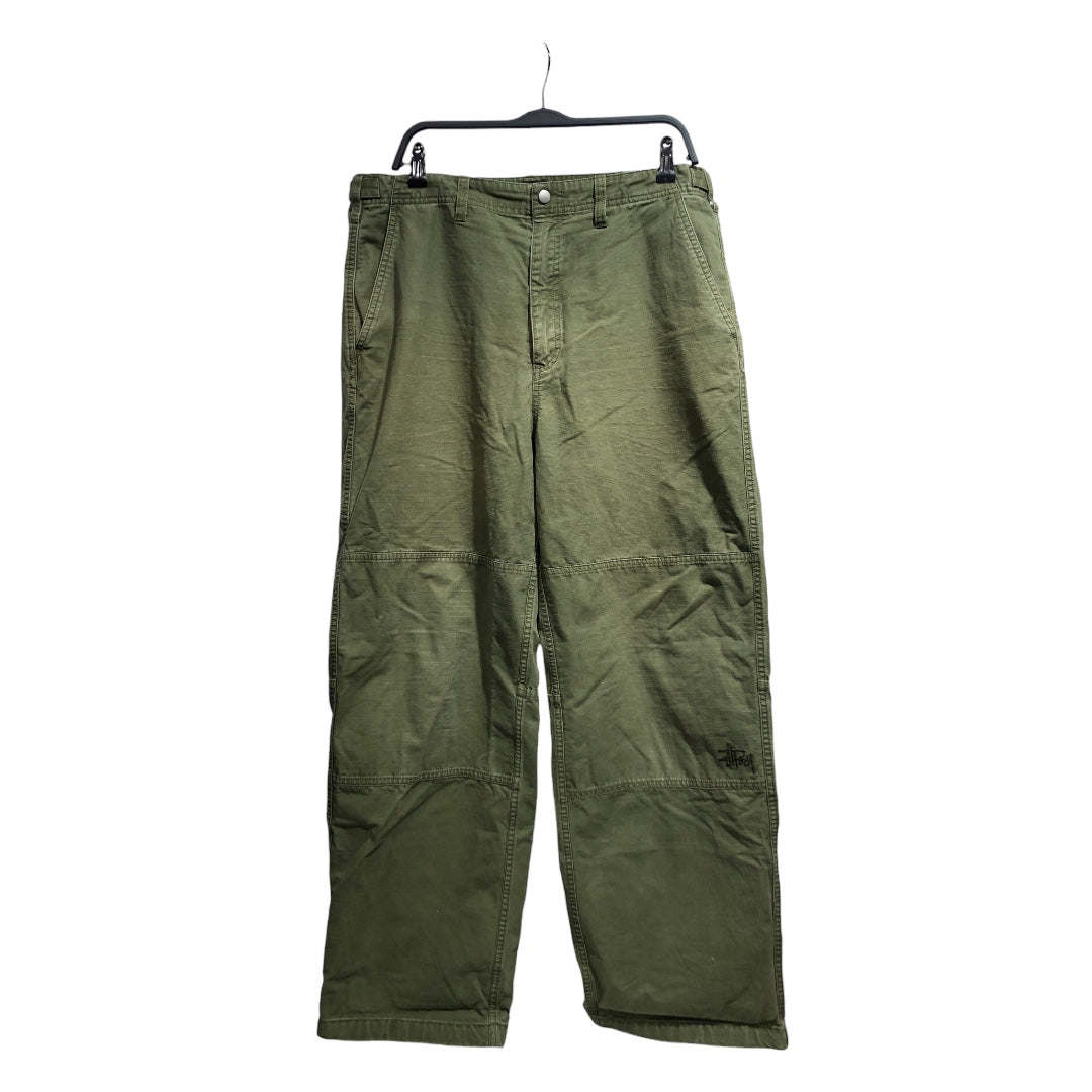 STUSSY/Pants/32/Cotton/GRN/field pant ripstop view 1