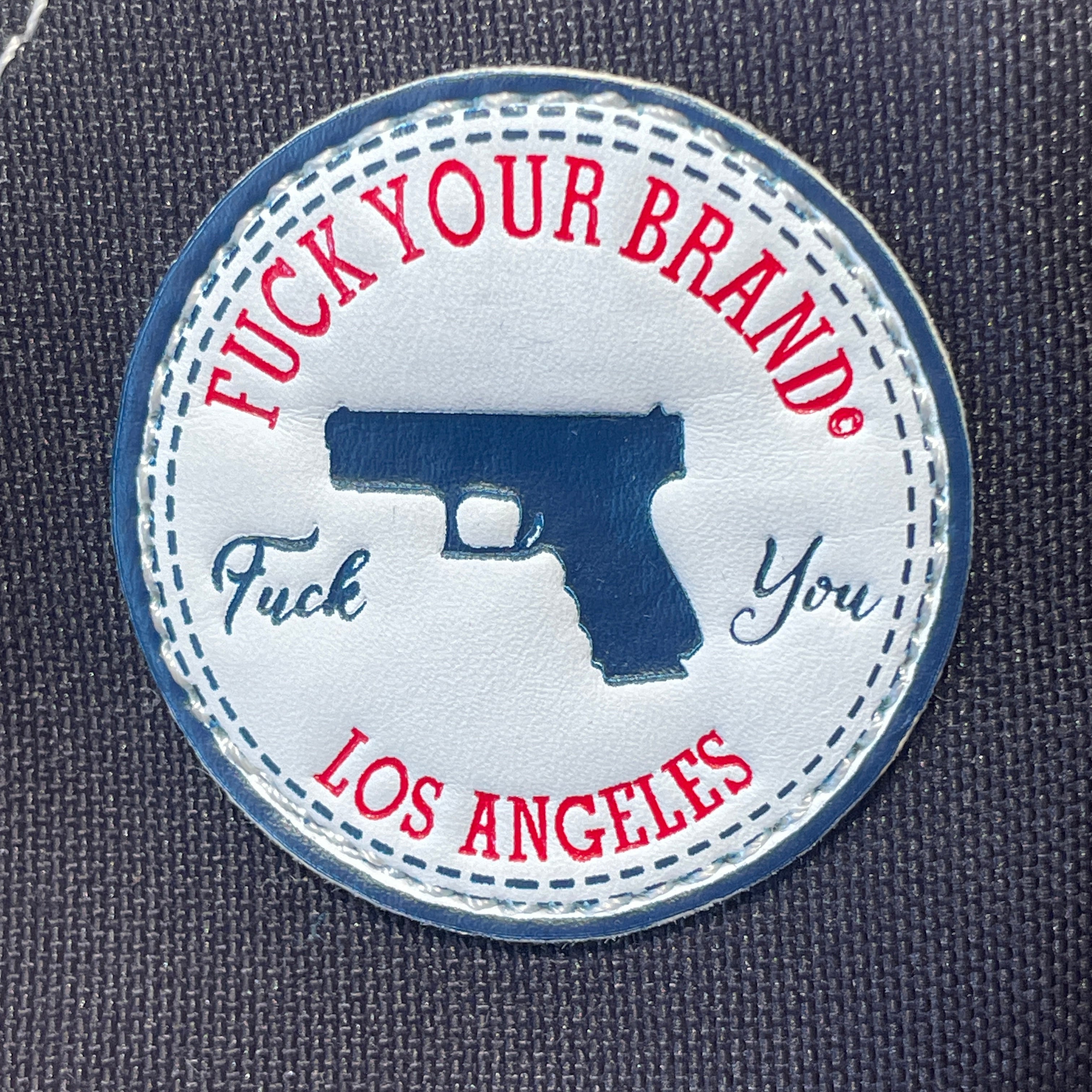 FUCKYOURBRAND/Low-Sneakers/US 5/Cotton/BLK/FUCK YOU FLAME view 4