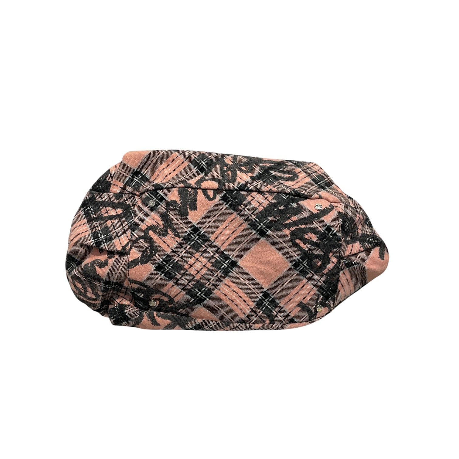 Vivienne Westwood/Hand Bag/Plaid/Cotton/PNK/Punk TarTan Graffiti Bag view 4