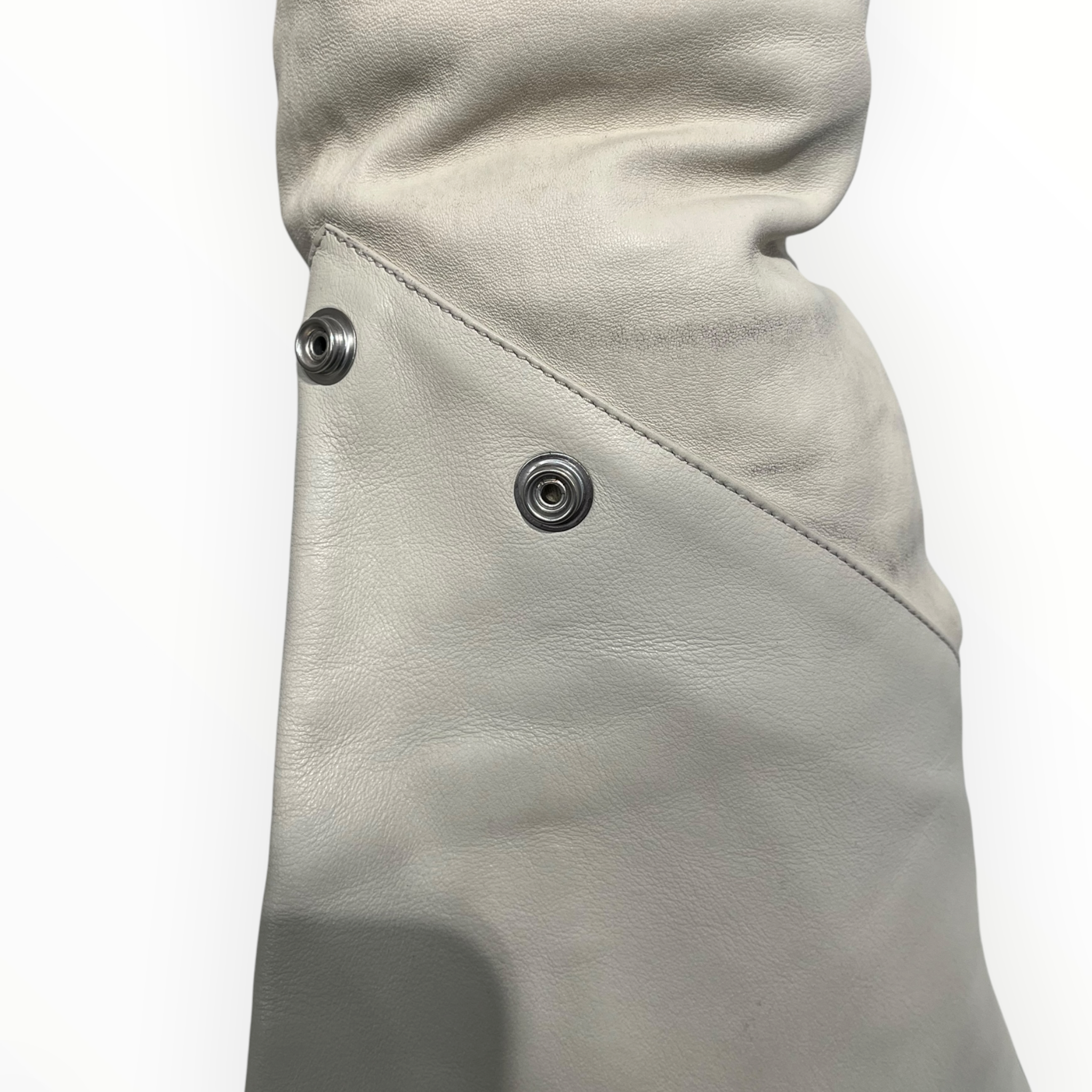 Rick Owens/Boots/EU 44/Leather/WHT/THIGH HIGH TACO KISS BOOTS view 3