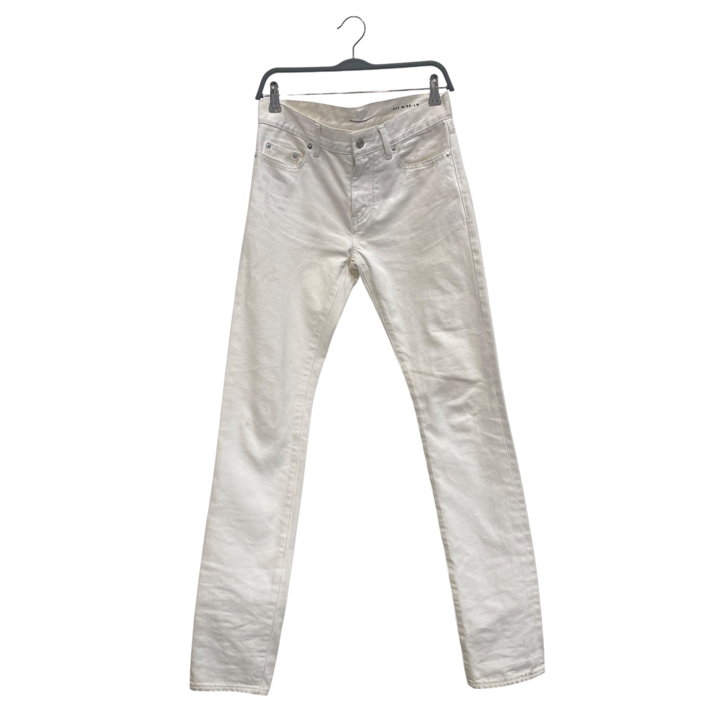 SAINT LAURENT/Overall/29/Cotton/WHT/D02 M/SK-LW view 1