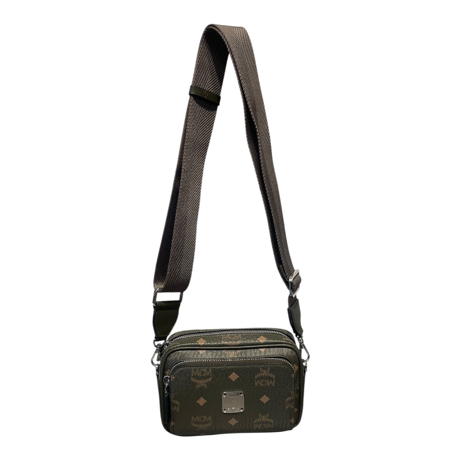 MCM/Cross Body Bag/Monogram/Leather/GRN/klassik visetos/ sea turtle view 1