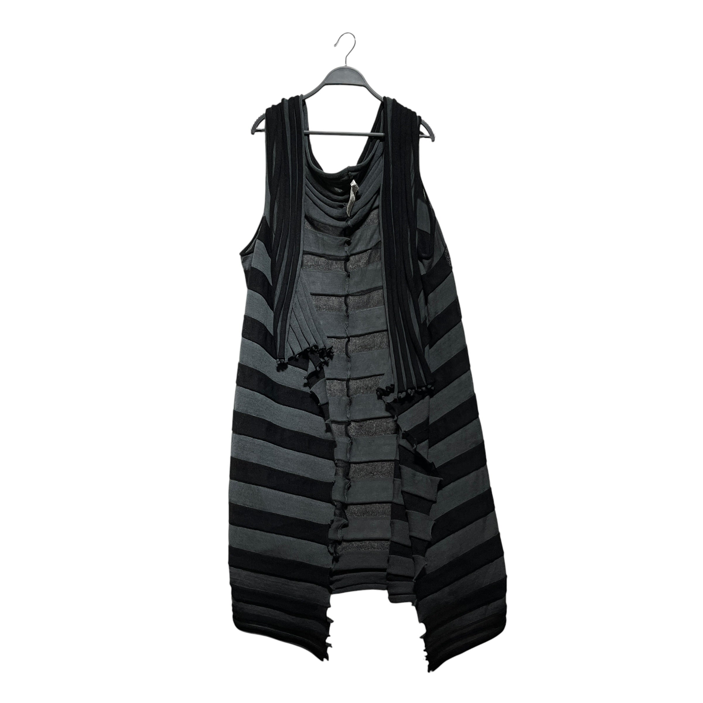 PLEATS PLEASE ISSEY MIYAKE/Cardigan/GRY/BLK CARDIGAN view 1