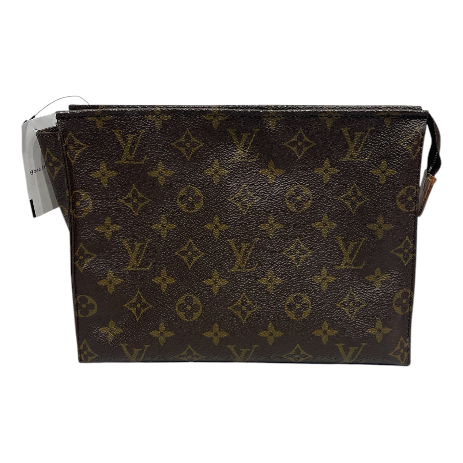 LOUIS VUITTON/Pouch/Leather/BRW/Toiletry Pouch 26 view 2