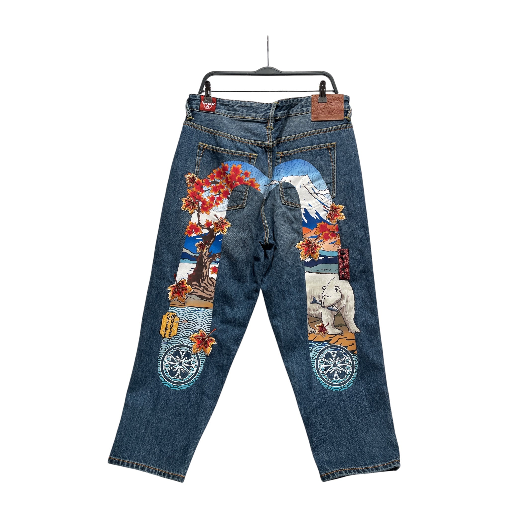 EVISU/MOOSE KNUCKLES/Pants/L/Denim/BLU/Graphic/MOOSE KNUCKLES x EVISU JEANS view 2