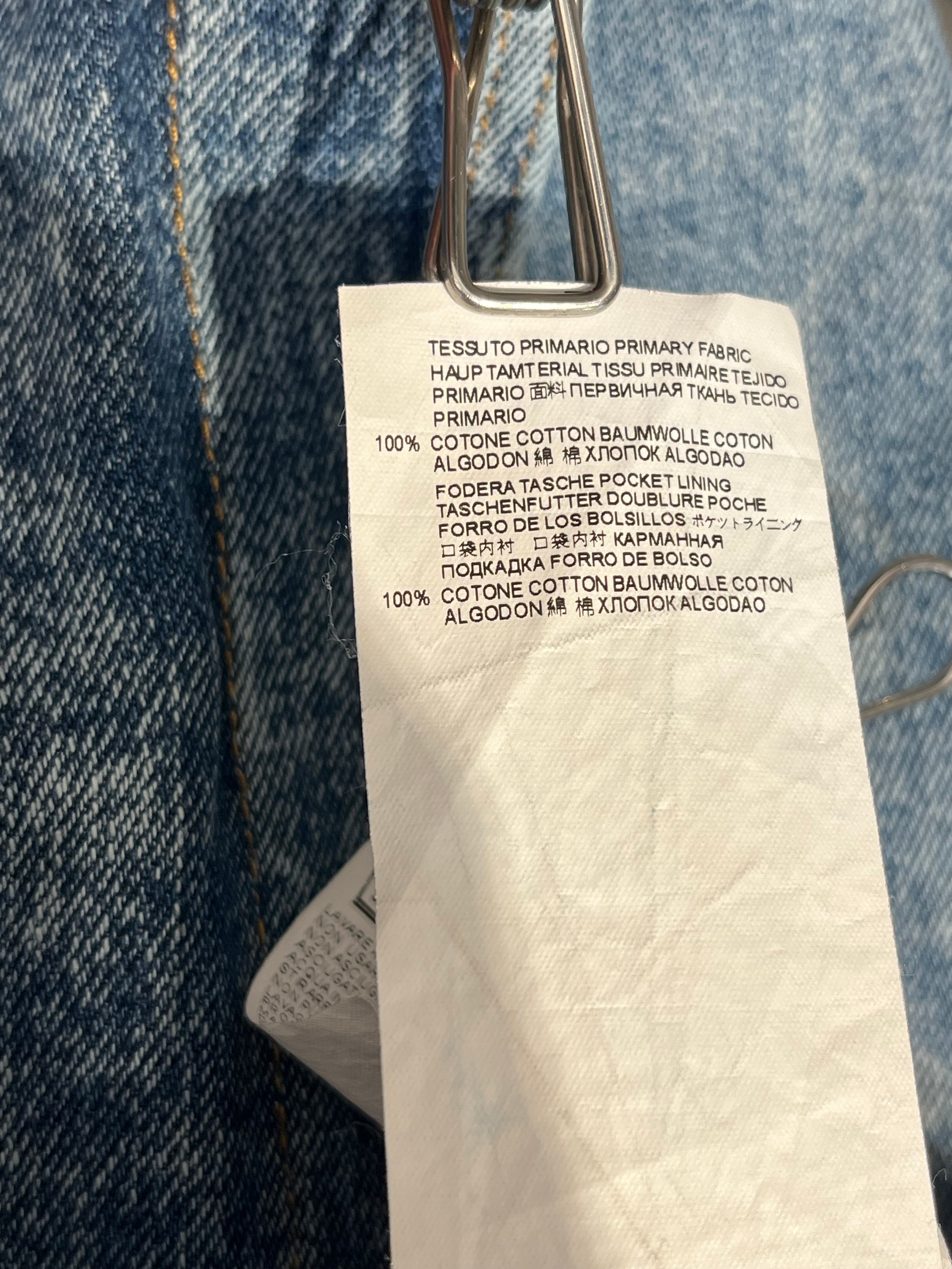 Maison Margiela/Bottoms/28/Cotton/BLU/aciud wash view 7