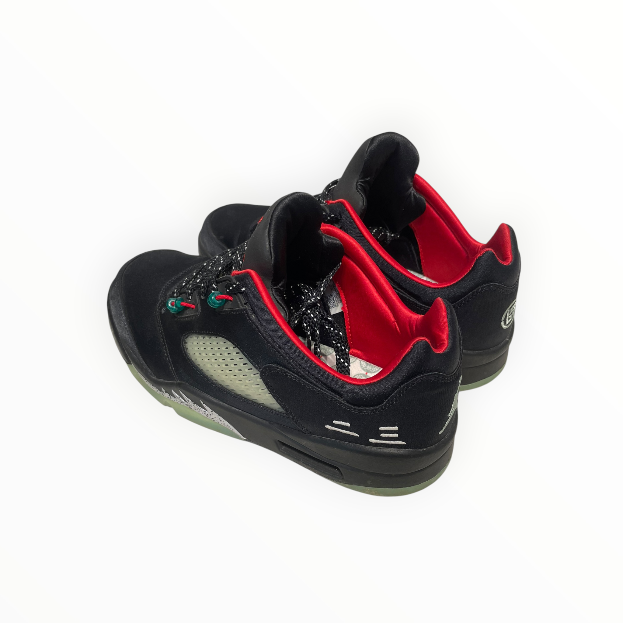 NIKE/CLOT(CLOTAPPAREL)/AIR JORDAN 5 RETRO LOW SP/Low-Sneakers/US 11/Polyester/BLK/DM4640-036 view 2