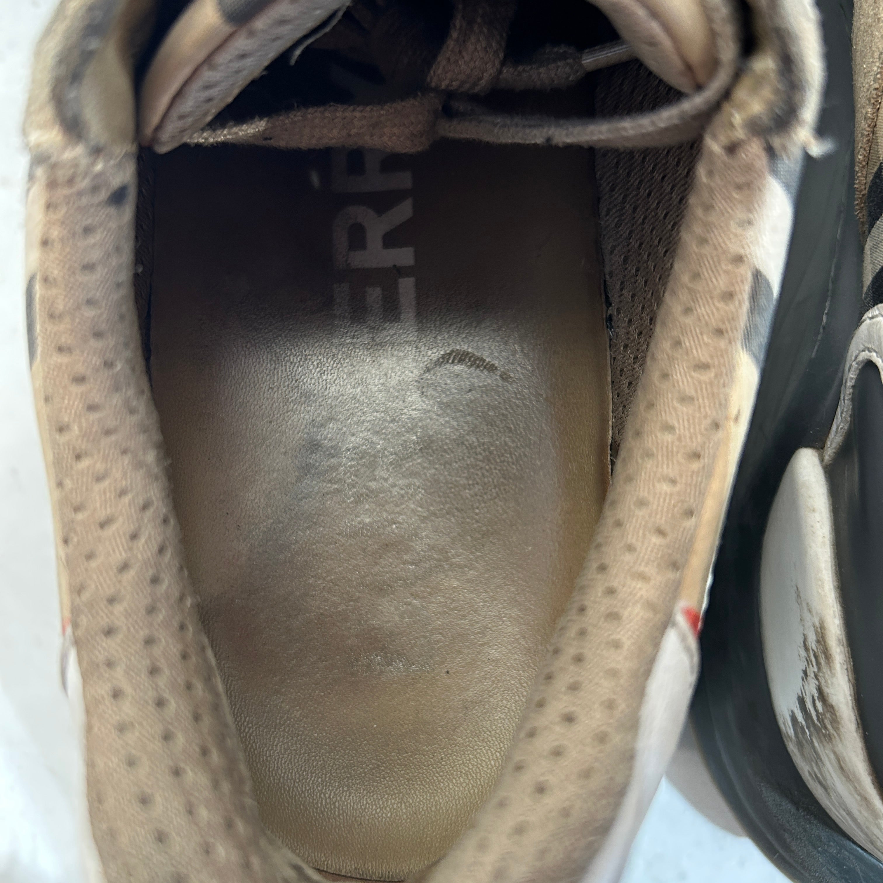 BURBERRY/Low-Sneakers/EU 44/Plaid/BEG/ramsey view 3
