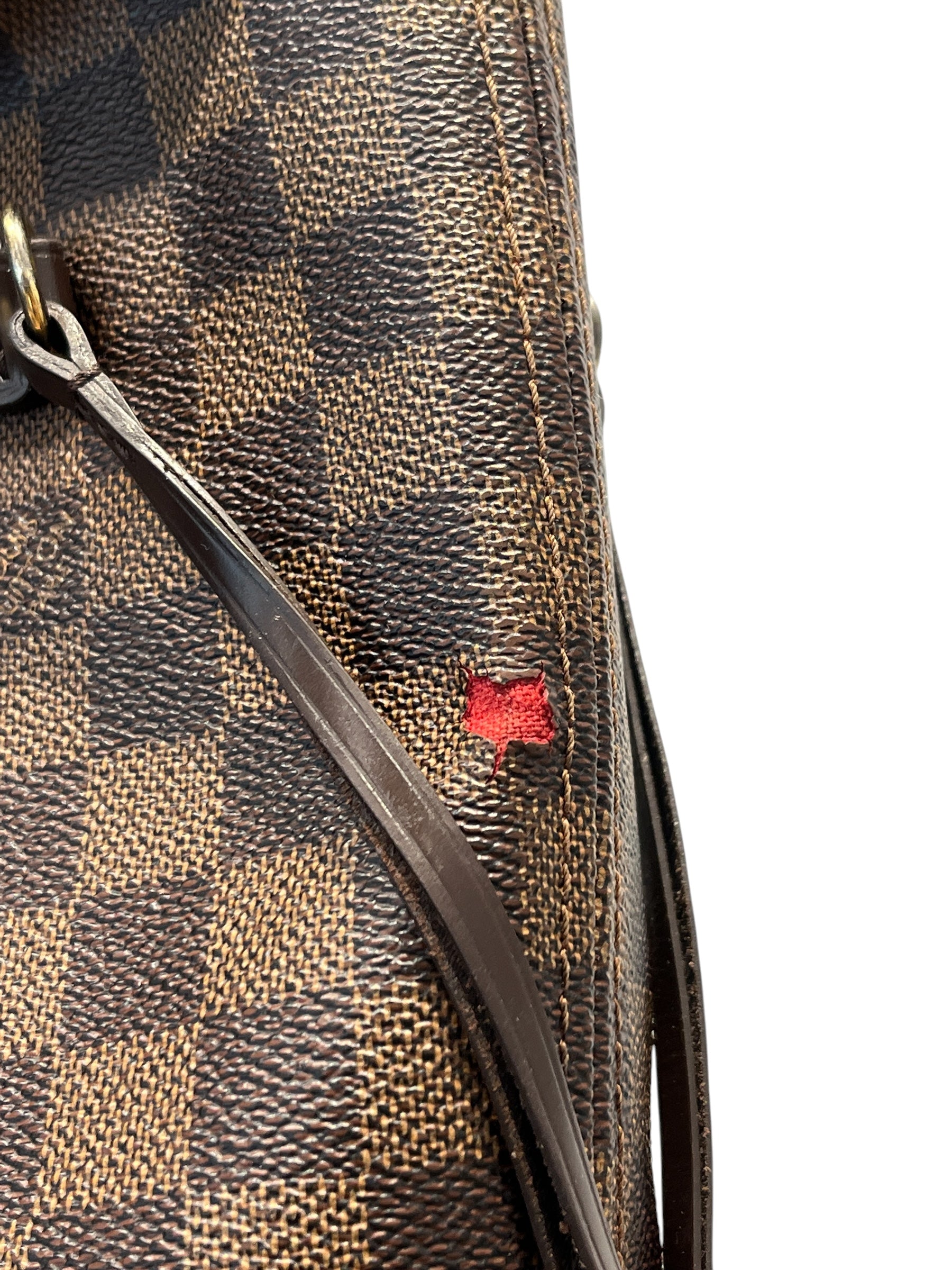 LOUIS VUITTON/Tote Bag/Hombre Check/Leather/BRW/DAMIER EBENE CANVAS view 11
