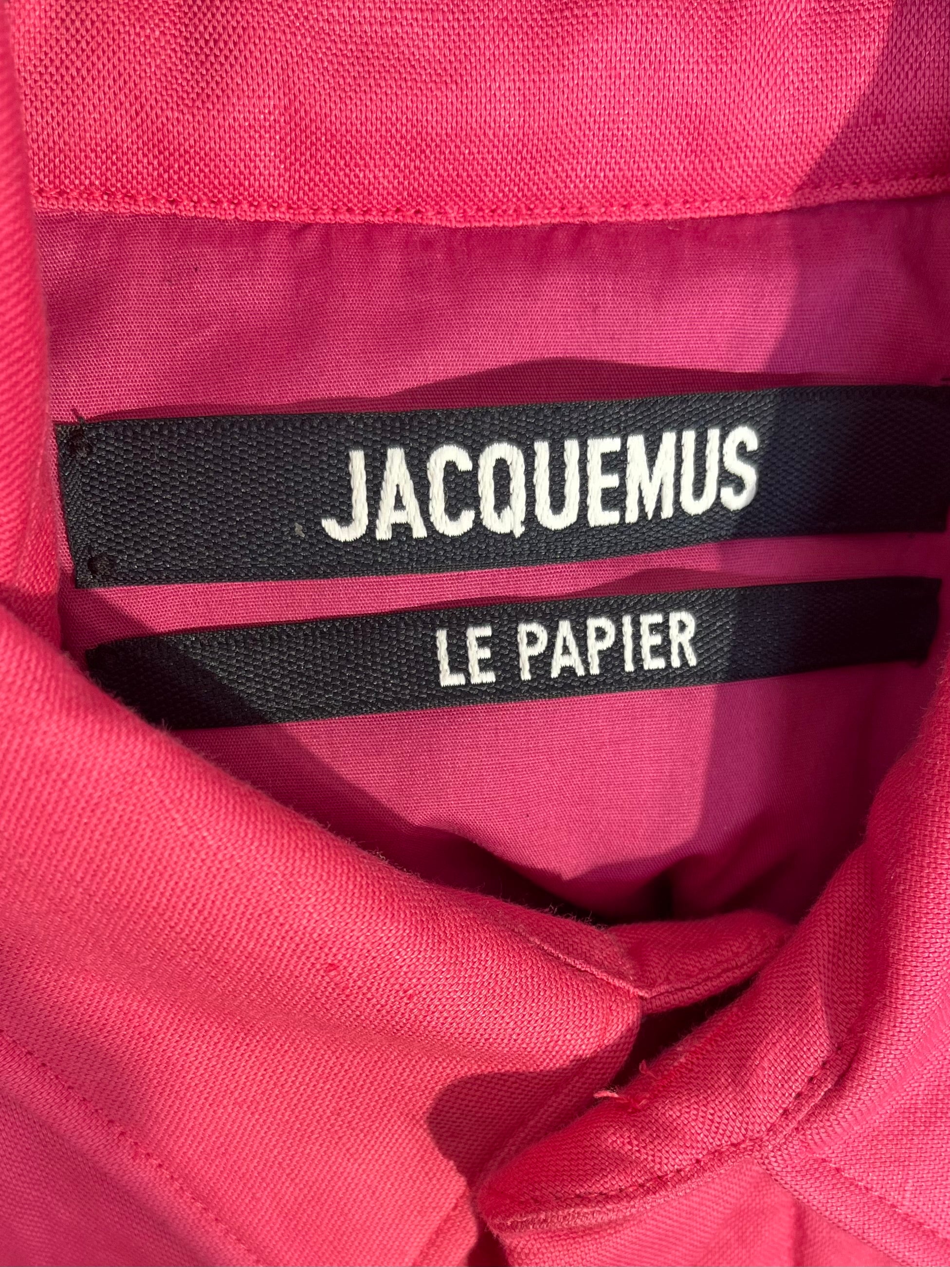 JACQUEMUS/LS Shirt/48/Cotton/PNK/PINK BOULANGER LS SHIRT view 3