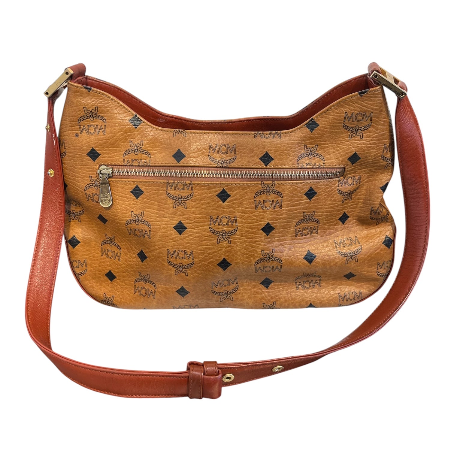 MCM/Bag/Monogram/Leather/CML/VISETOS COGNAC PURSE view 2