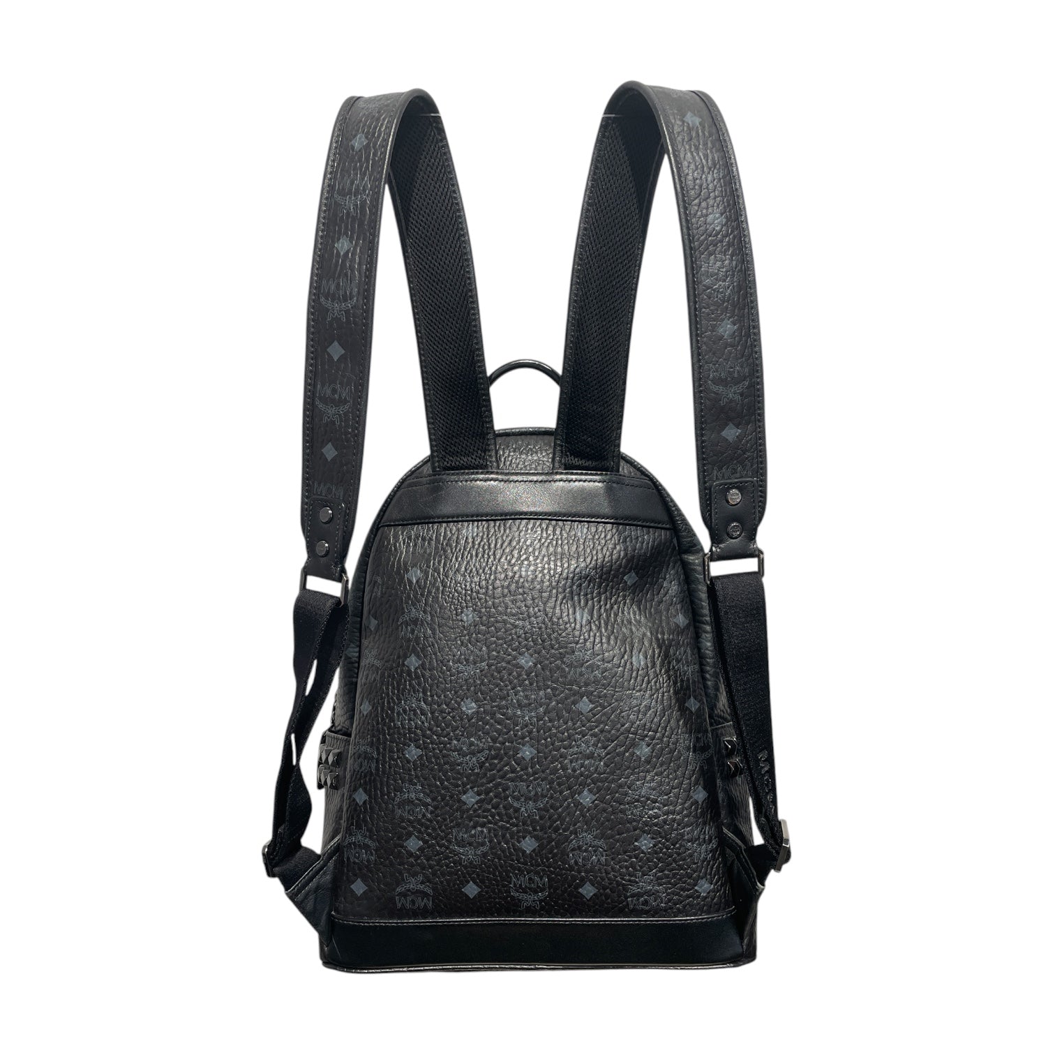 MCM/Backpack/Monogram/BLK/9544G Studded view 2