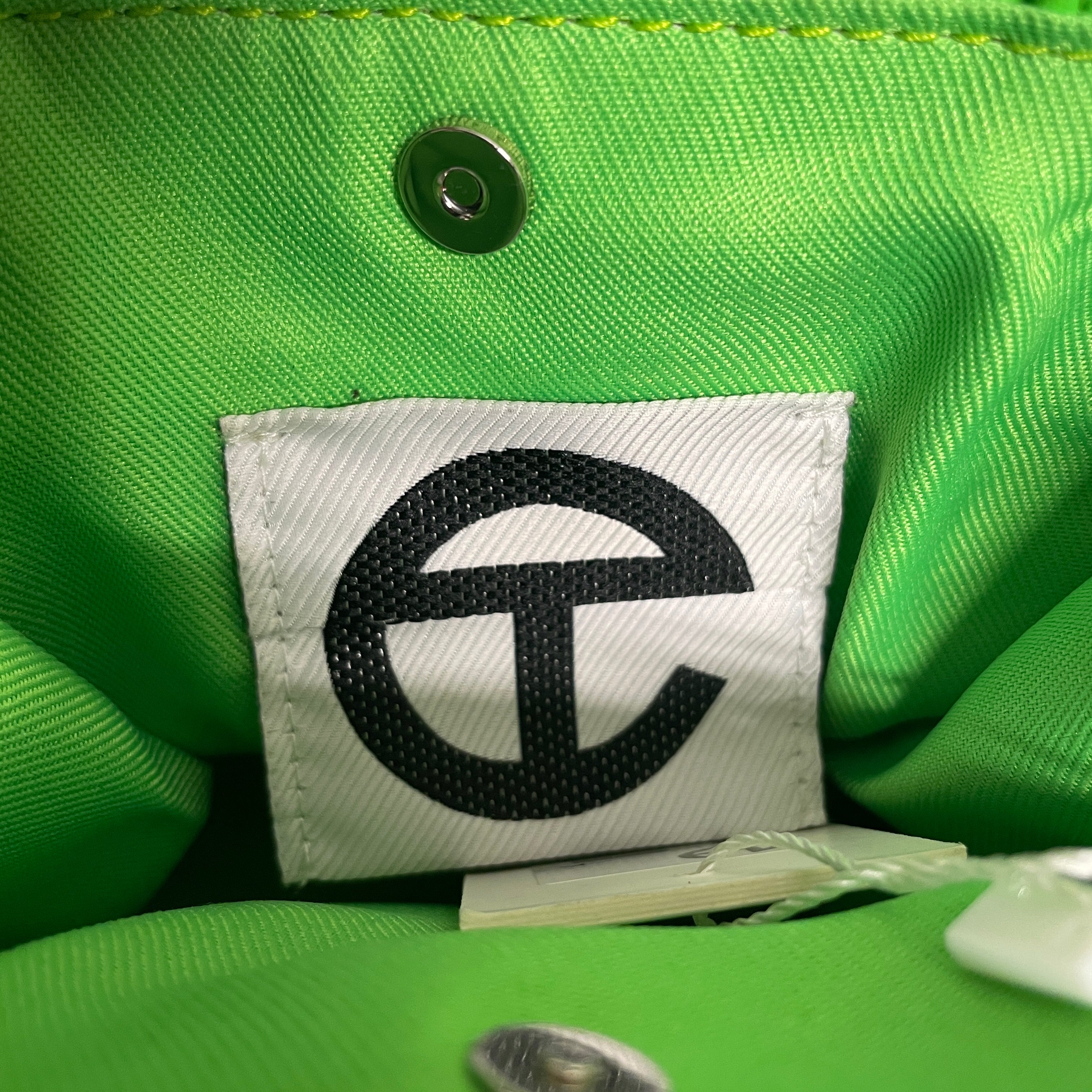 Telfar/Hand Bag/Leather/GRN/NEON GREEN MICRO TOTE view 4