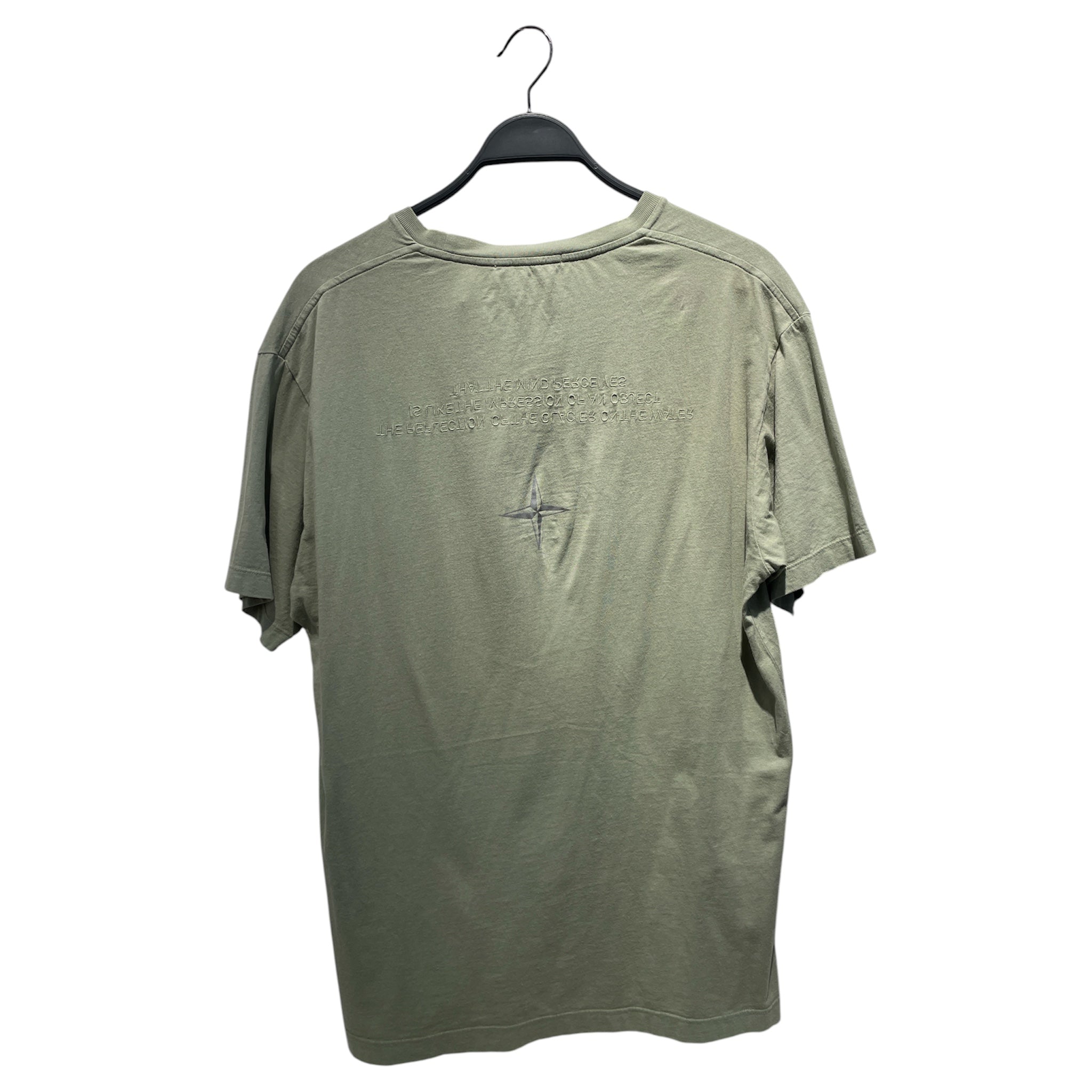 STONE ISLAND/T-Shirt/XL/Cotton/GRN/Graphic/REVERSE EMBROIDERY TEE view 7