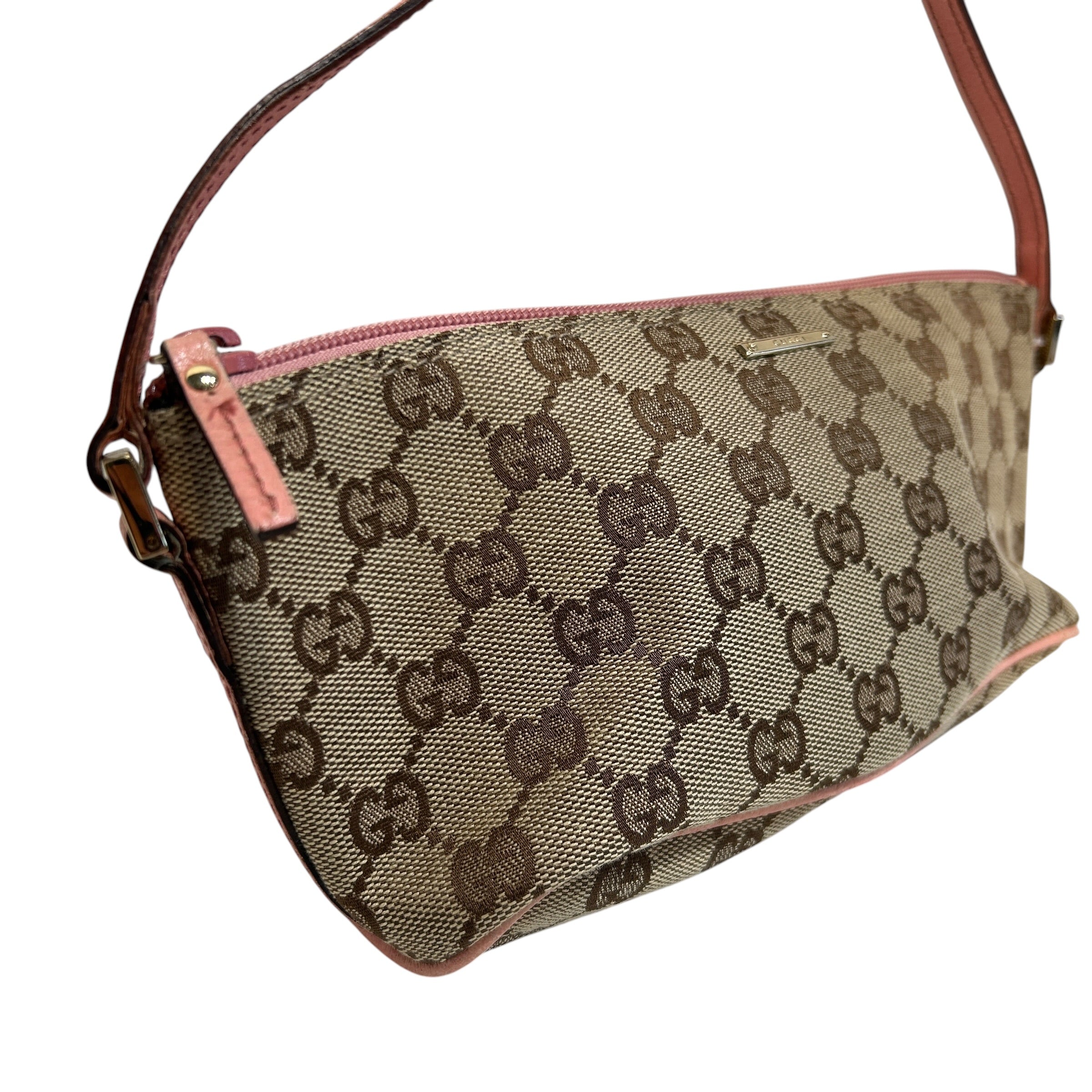 GUCCI/Hand Bag/Monogram/BRW/GGCANVAS BOAT view 6