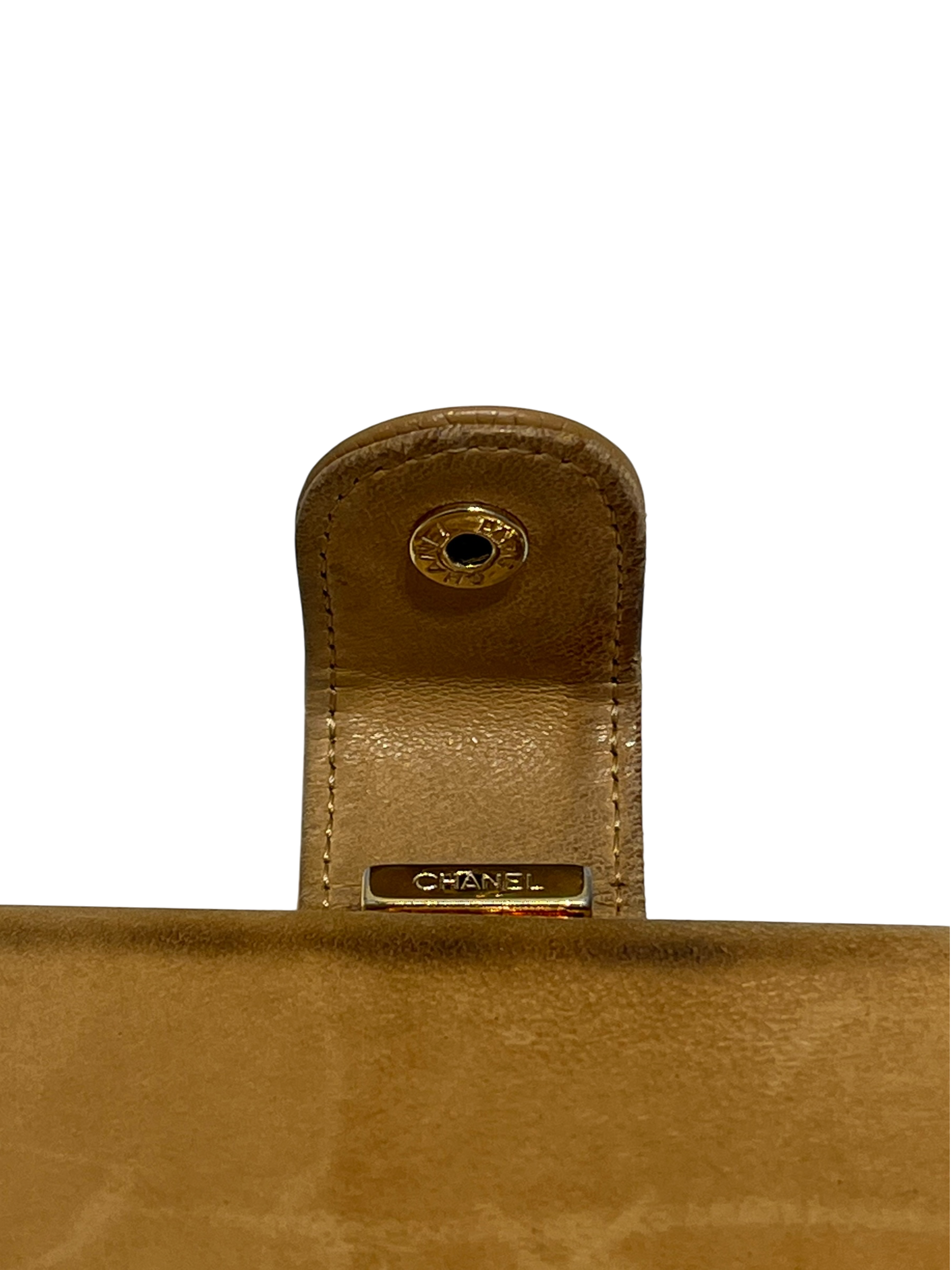 CHANEL/Bifold Wallet/Leather/BEG/L's/EMBROIDERED LOGO view 6