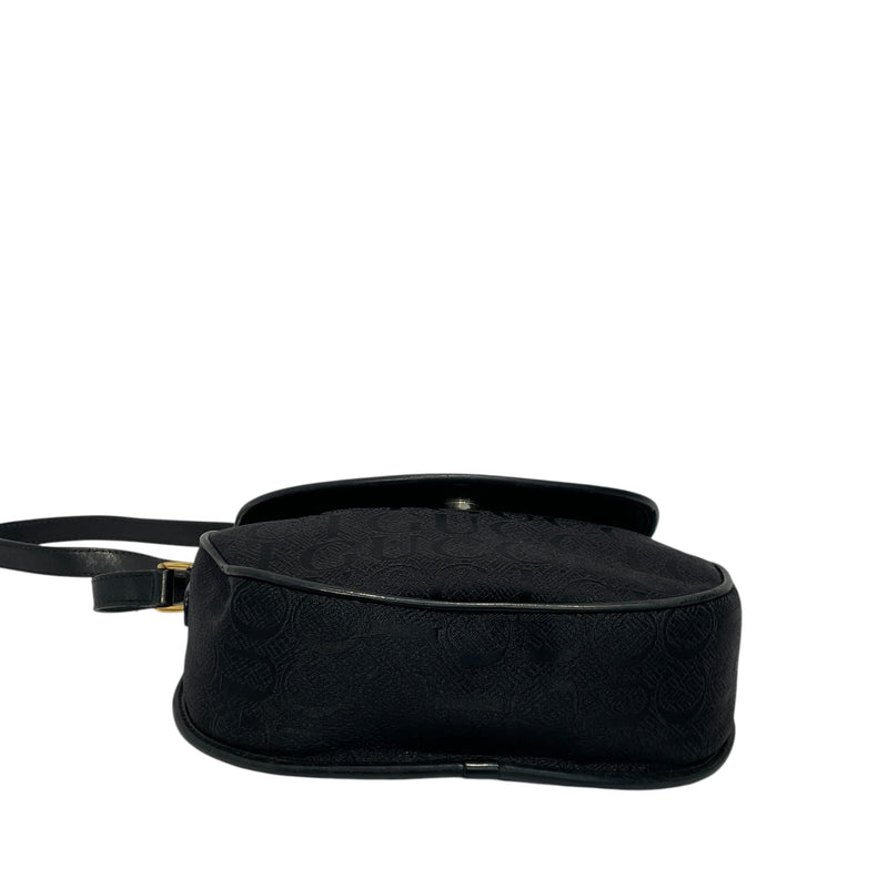 GUCCI/Hand Bag/OS/Monogram/BLK/HALF MOON GG