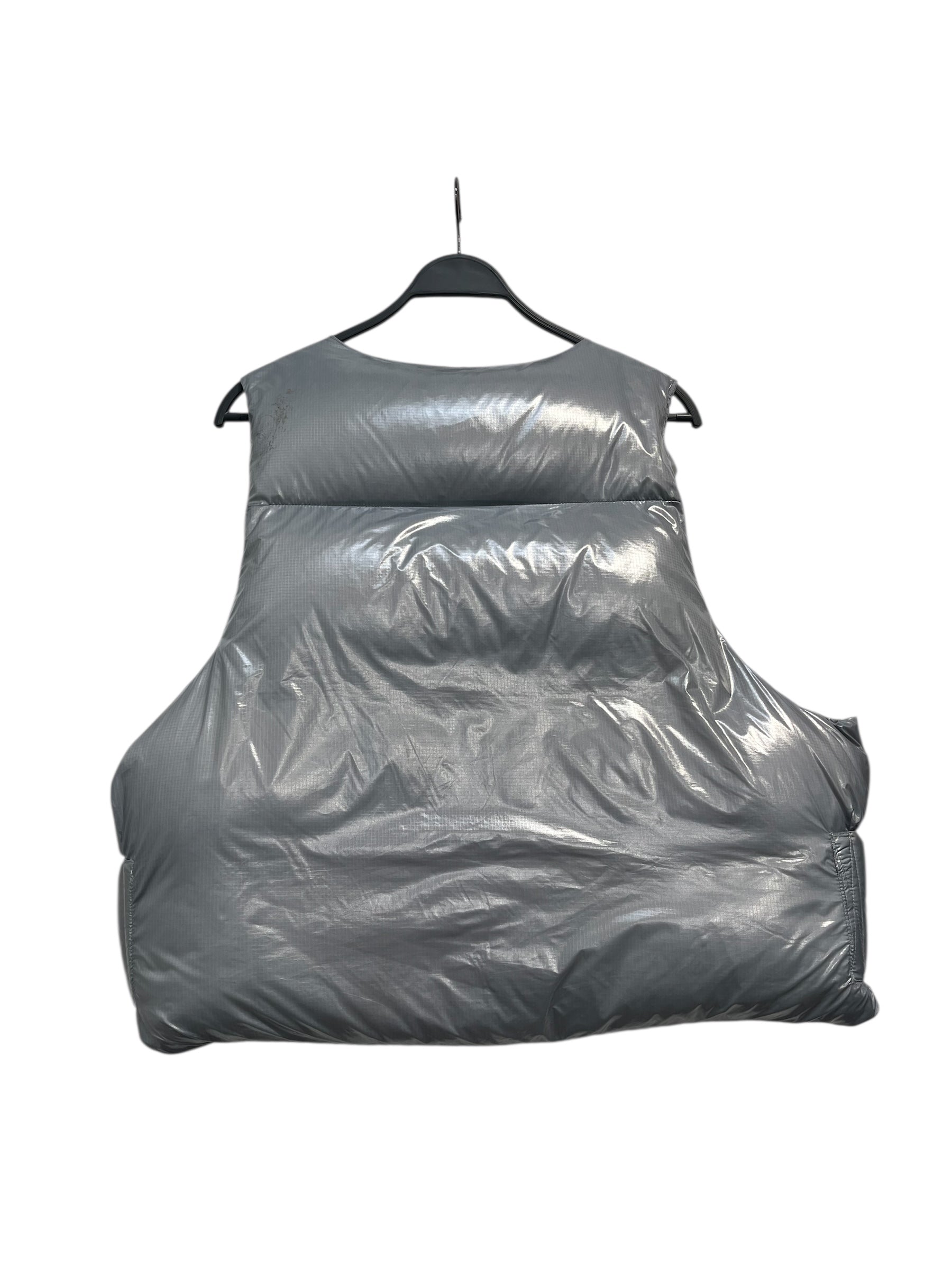 entire studios/Puffer Vest/L/Nylon/GRY/zip up velcro pocket view 3